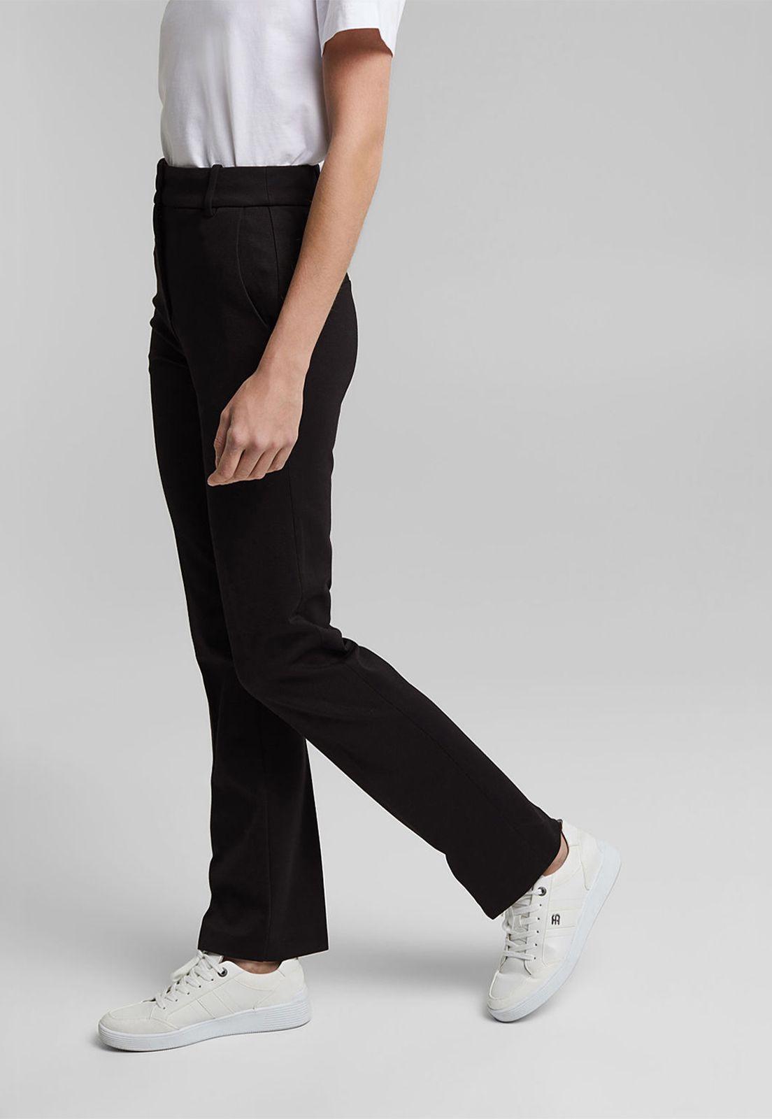 Pantalón Mujer Tobillero  Esprit Marrón-0