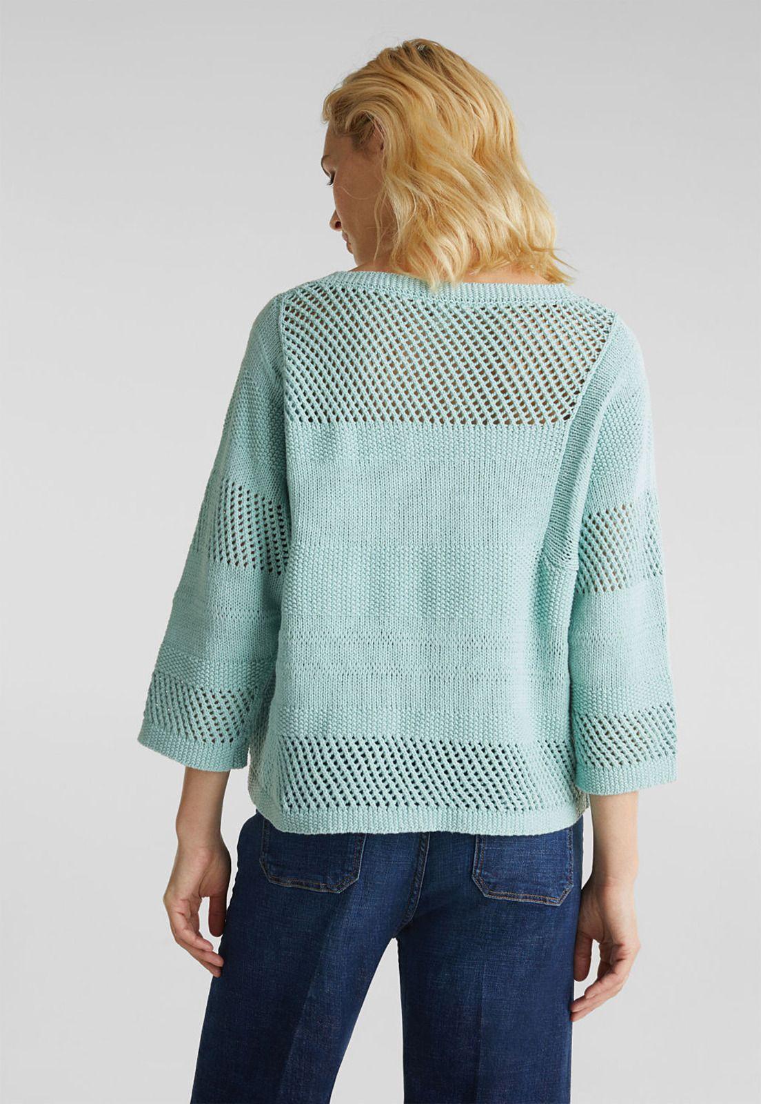 Con lino: sweater diseño calado-5