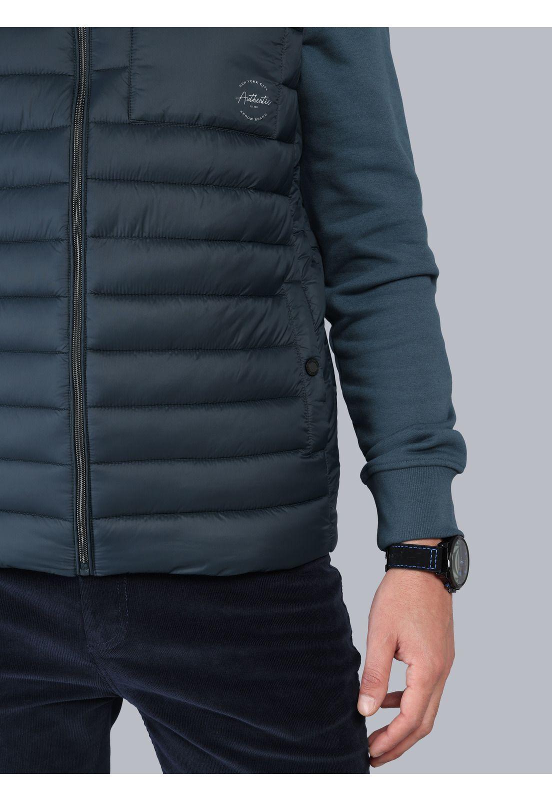 Parka Sin Mangas Regular Fit Petróleo Arrow PK33061PT-4