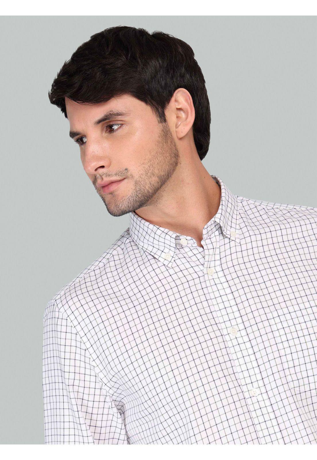 Camisa A Cuadros Regular Fit Verde Arrow CM33004VE-2