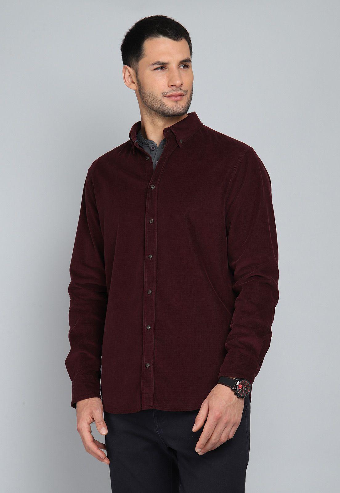 Camisa Cotelé Manga Larga Arrow CM31007BU-0