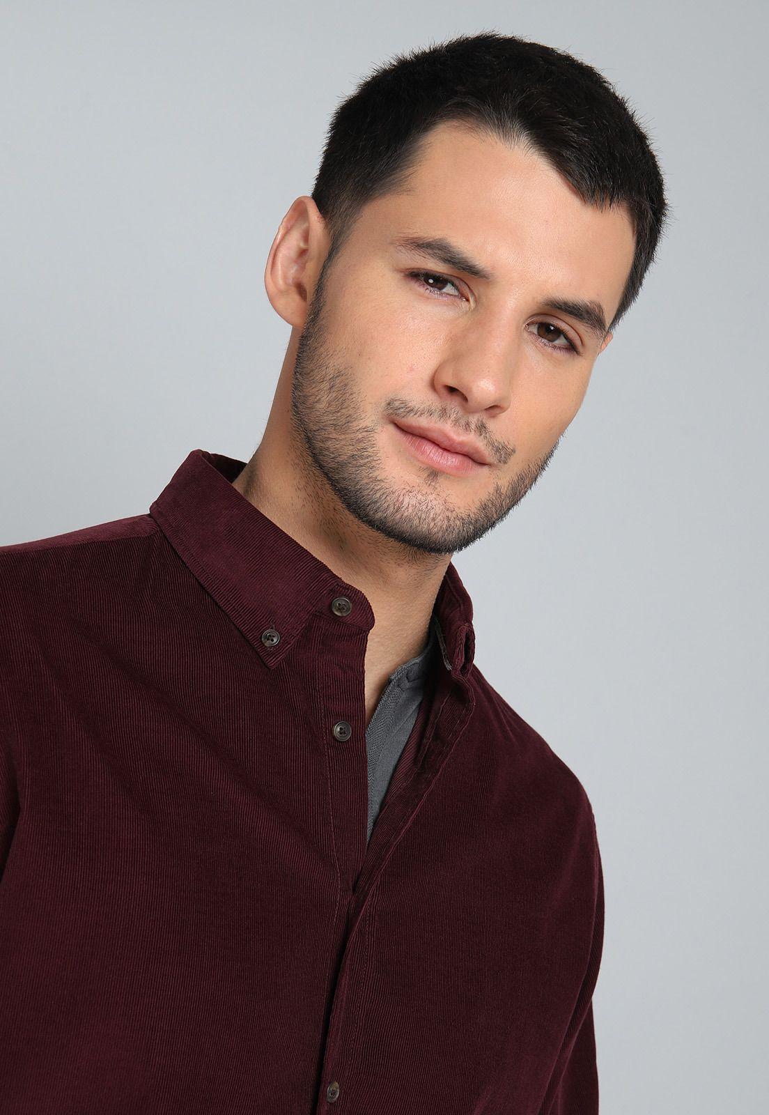 Camisa Cotelé Manga Larga Arrow CM31007BU-2