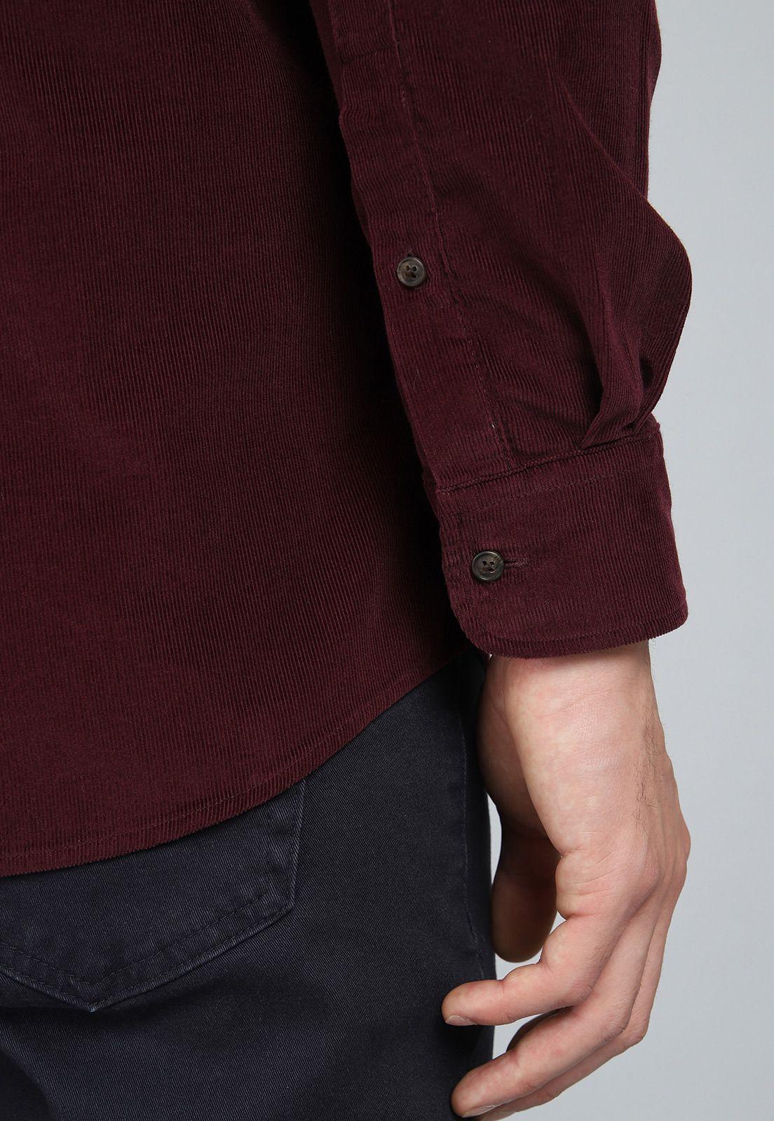 Camisa Cotelé Manga Larga Arrow CM31007BU-5