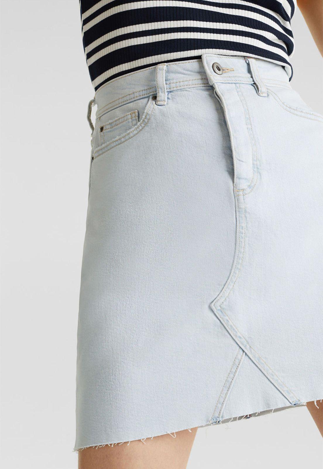 Falda Jeans desflecada-2