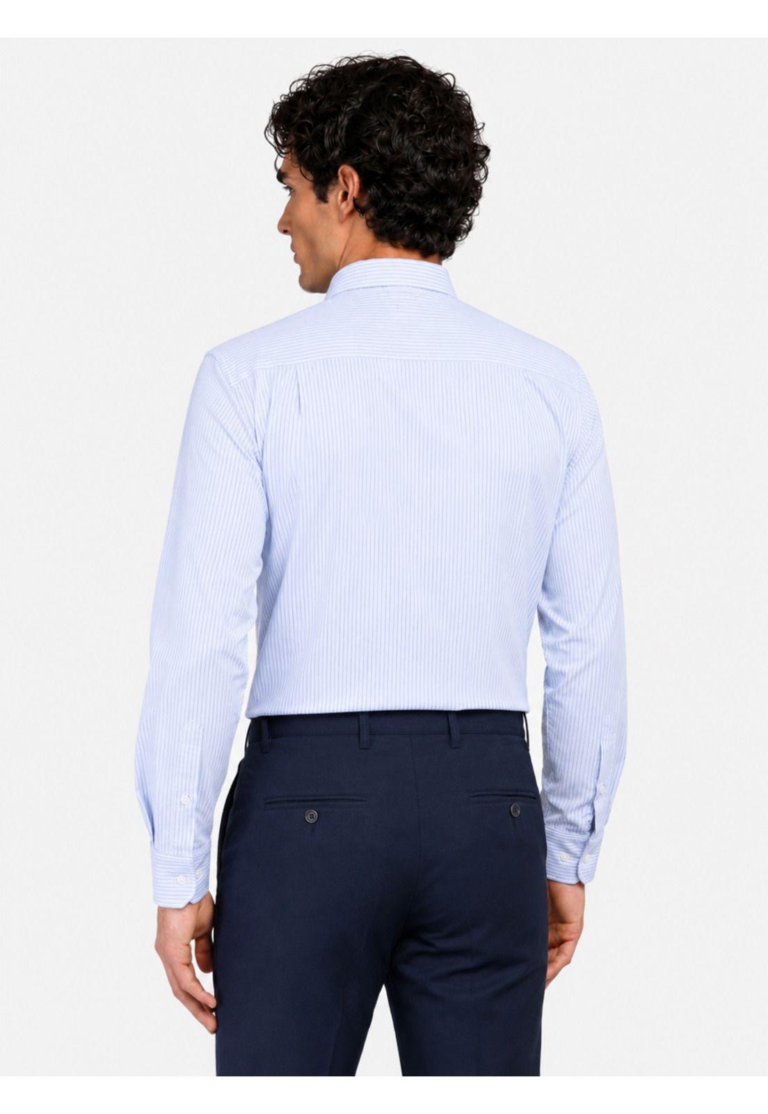 Camisa Formal Rayas Slim Fit Azul Arrow ARM0648AZ-2