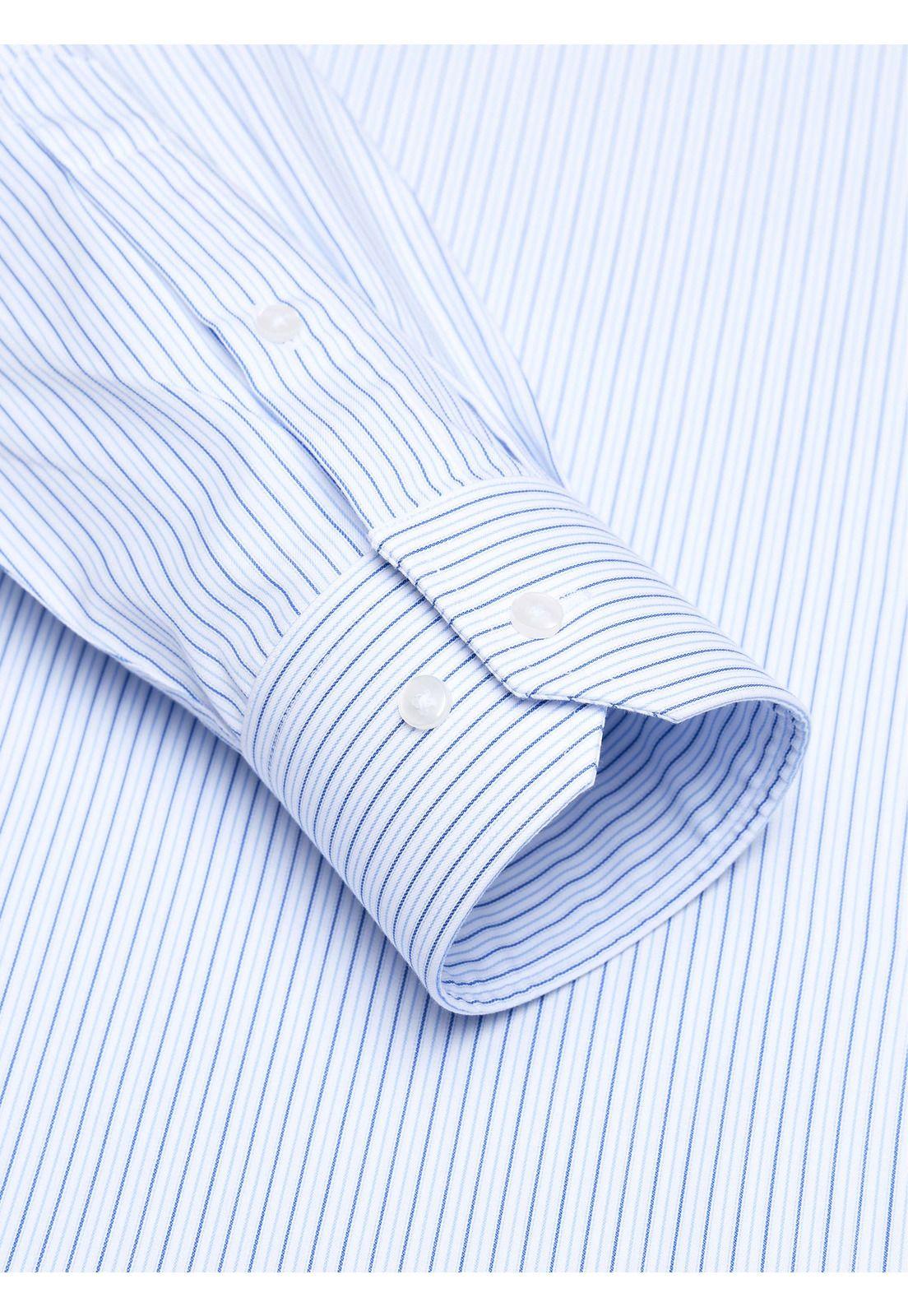 Camisa Formal Rayas Slim Fit Azul Arrow ARM0648AZ-4