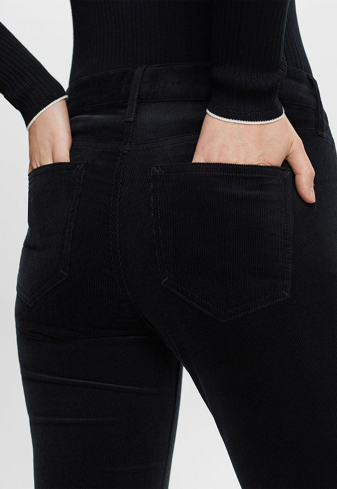 Pantalón De Cotelé De Tiro Medio Mujer Esprit 093EE1B305-2