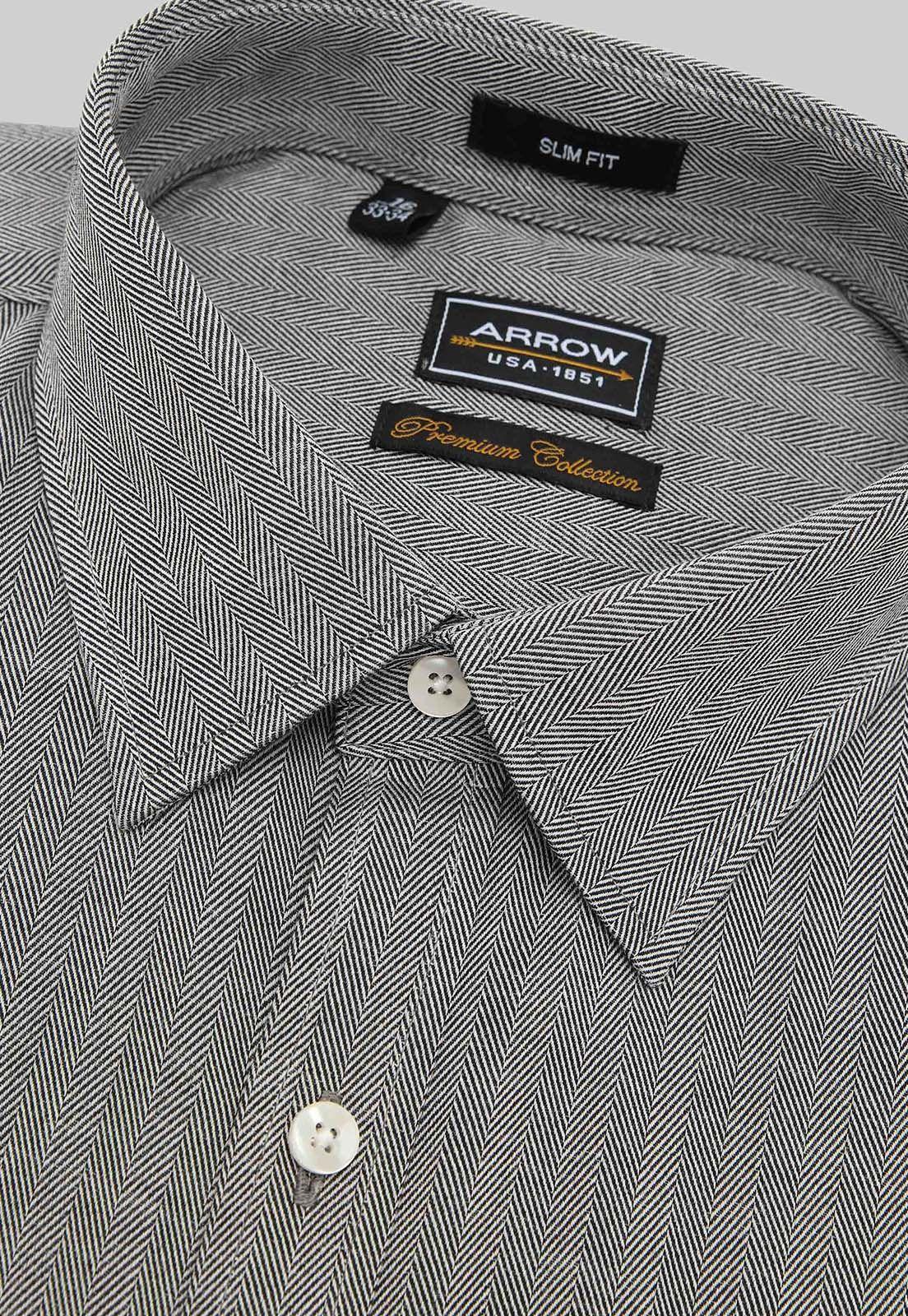 Camisa Formal Texturada Spandex Arrow ARM0322GR-1