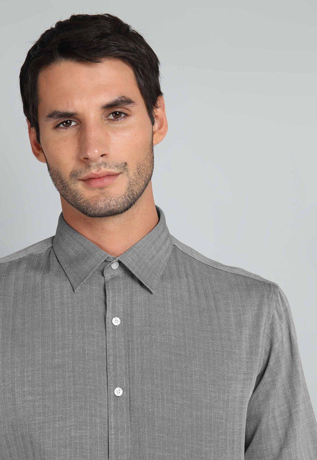 Camisa Formal Texturada Spandex Arrow ARM0322GR-3