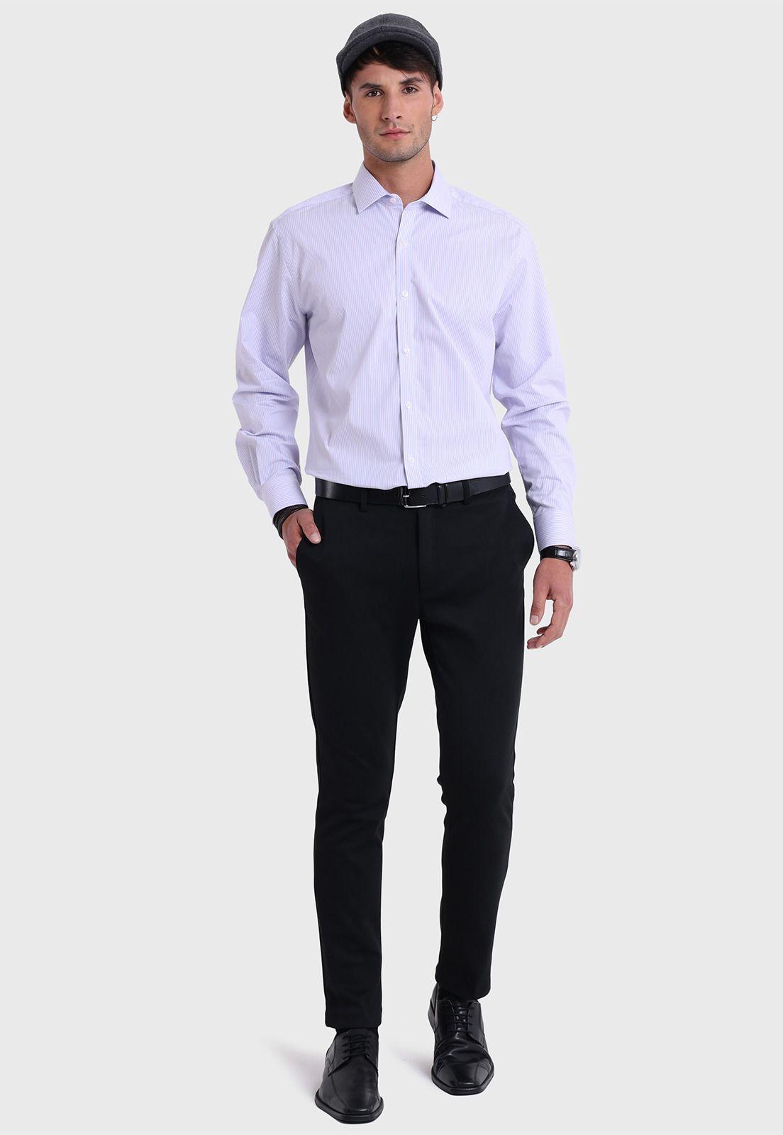 Camisa Formal Spandex Rayas Arrow-4