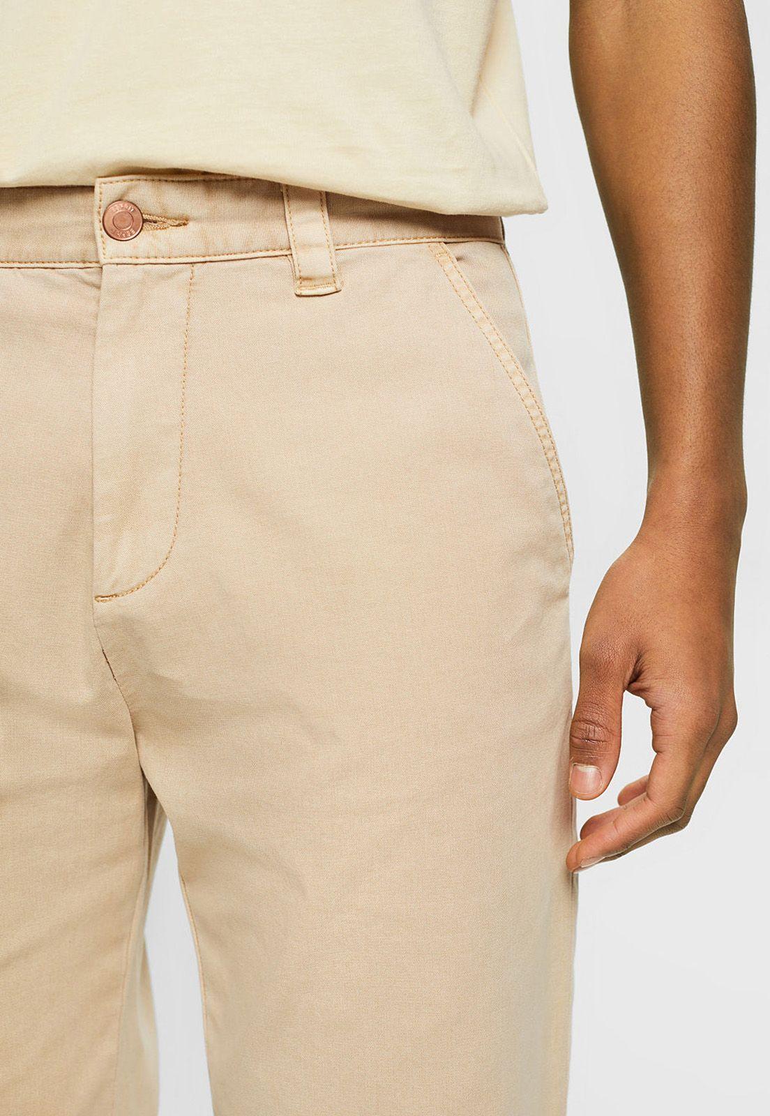 Pantalon Cargo De Corte Ajustado Hombre Esprit-2