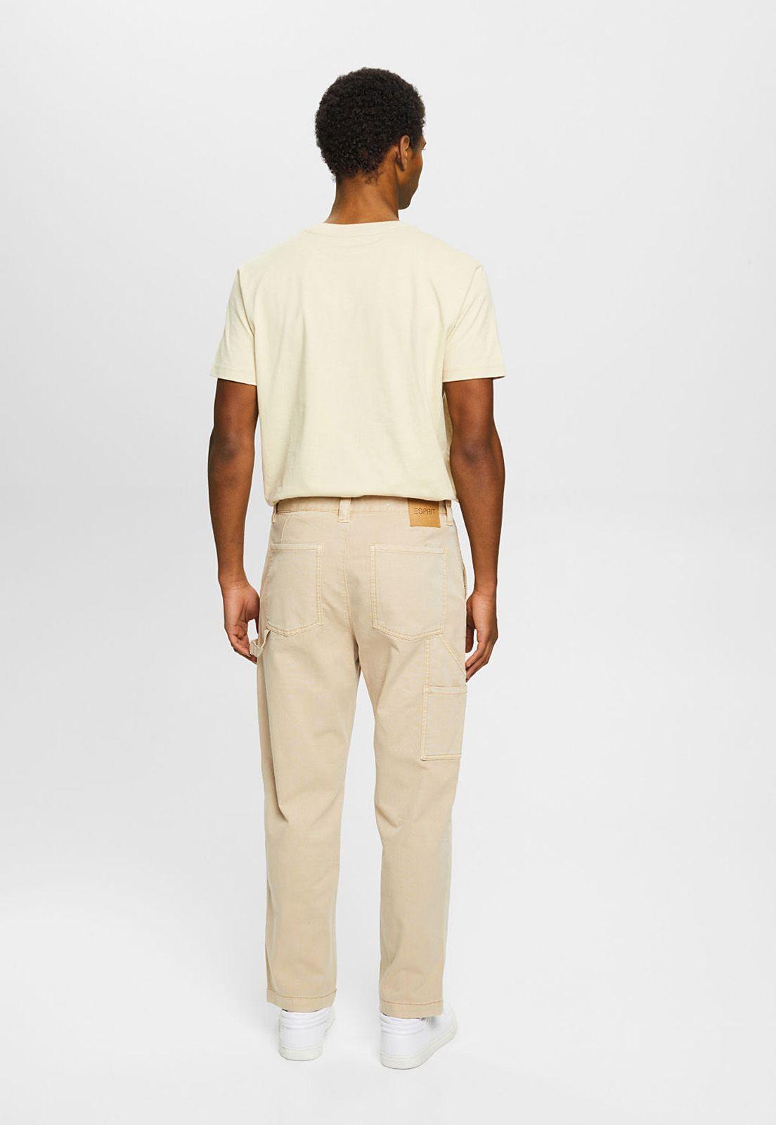 Pantalon Cargo De Corte Ajustado Hombre Esprit-1