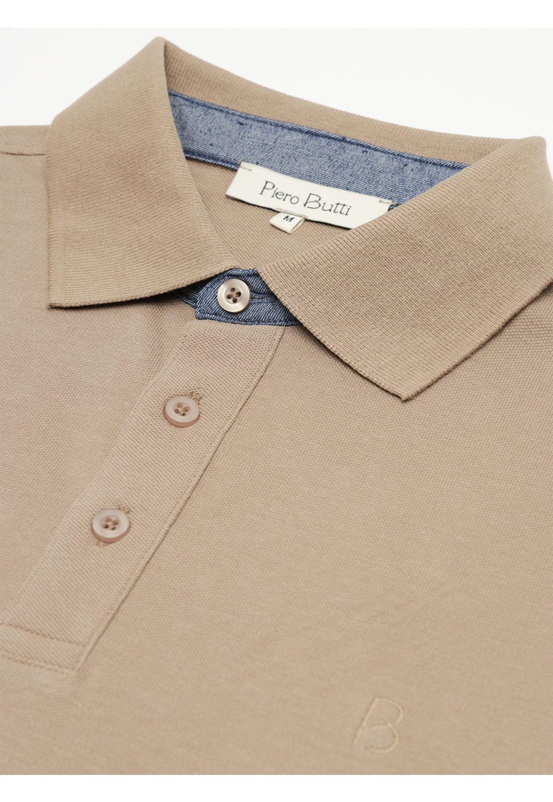 Polera Pique Regular Fit Café Piero Butti PBDVK50CA-4