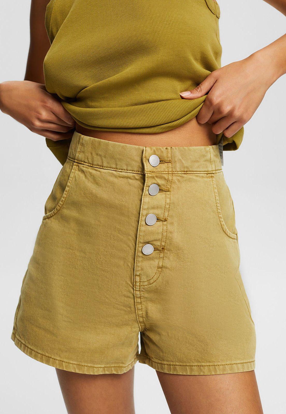 Short Con Tira De Botones Mujer Esprit-2