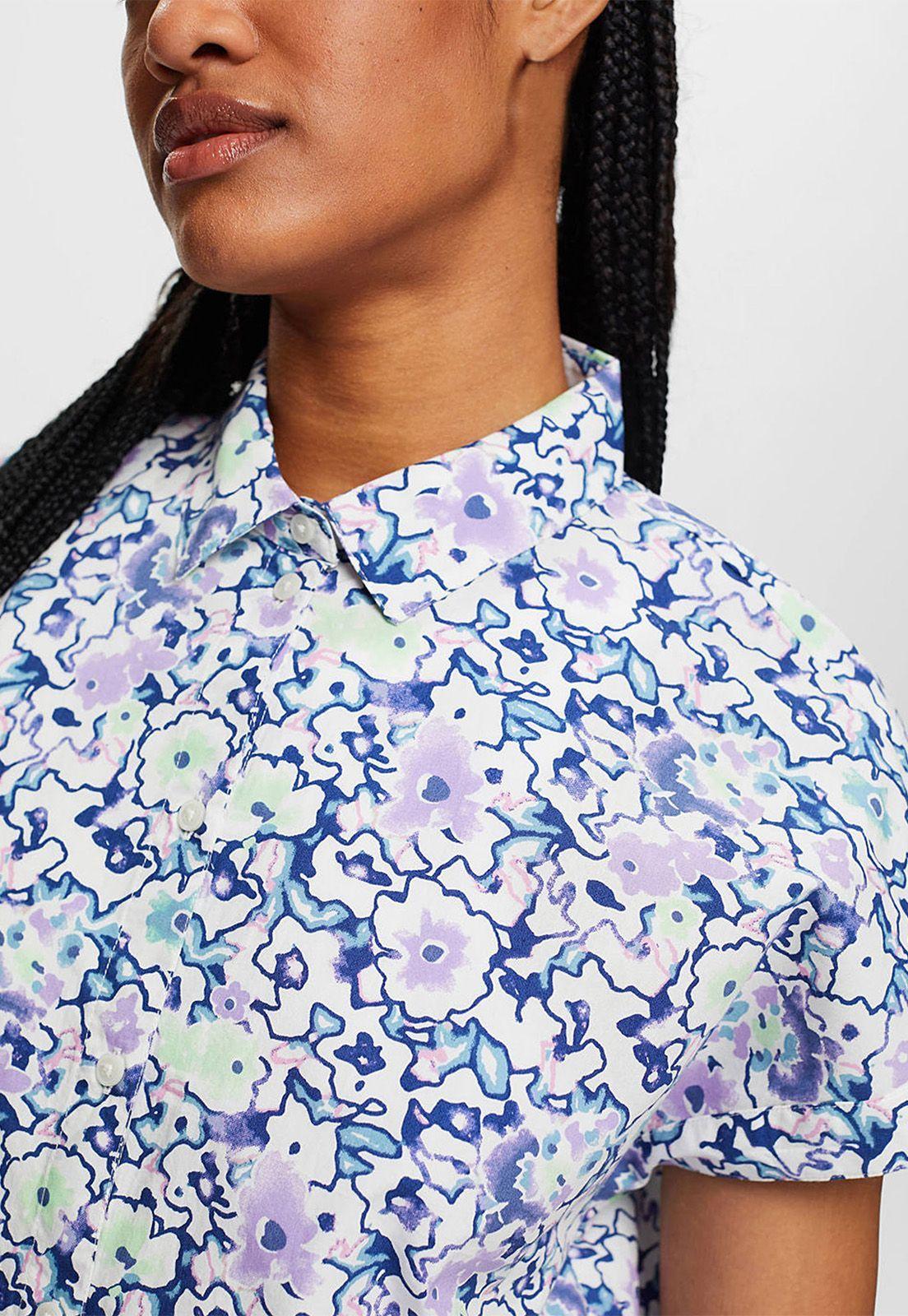 Blusa Estampado Floral Manga Corta Mujer Esprit-2