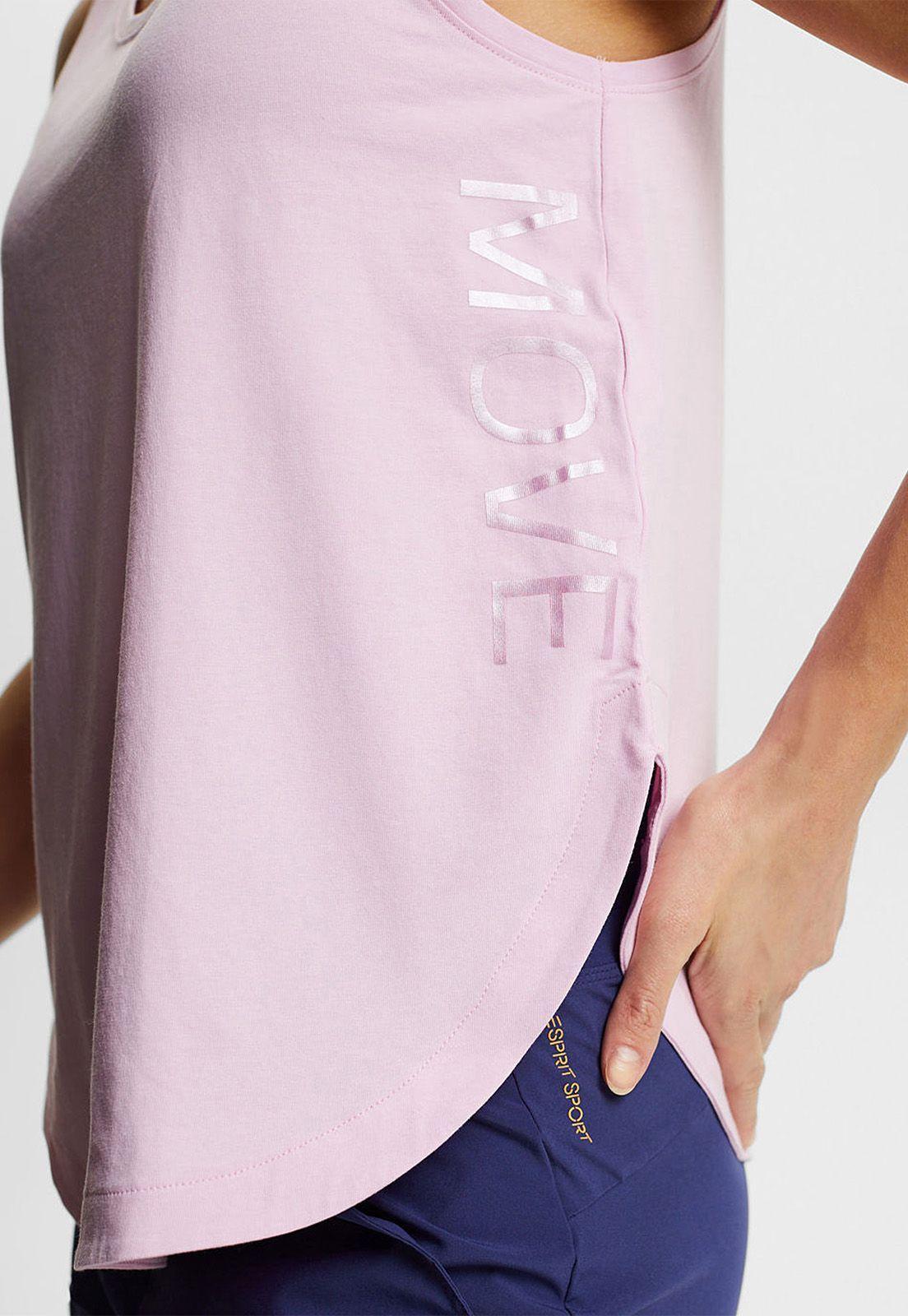 Polera Deportiva Sin Mangas Mujer Esprit Naranja-2