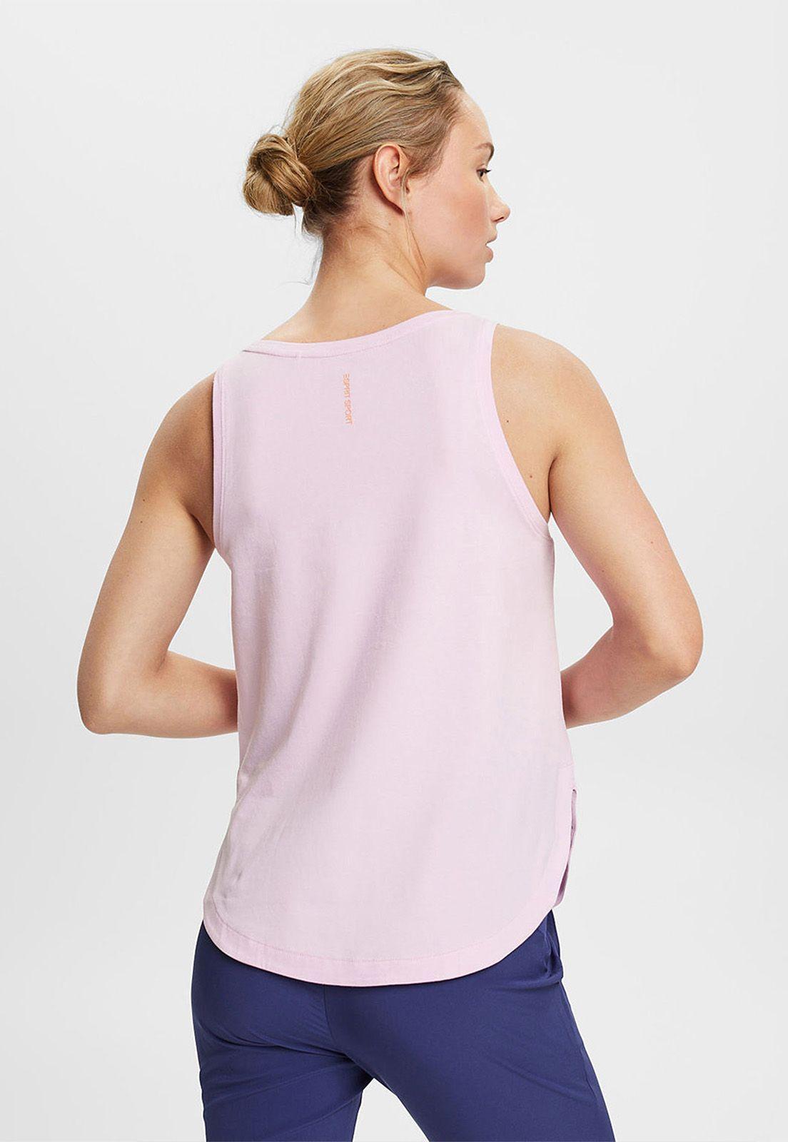Polera Deportiva Sin Mangas Mujer Esprit Naranja-1