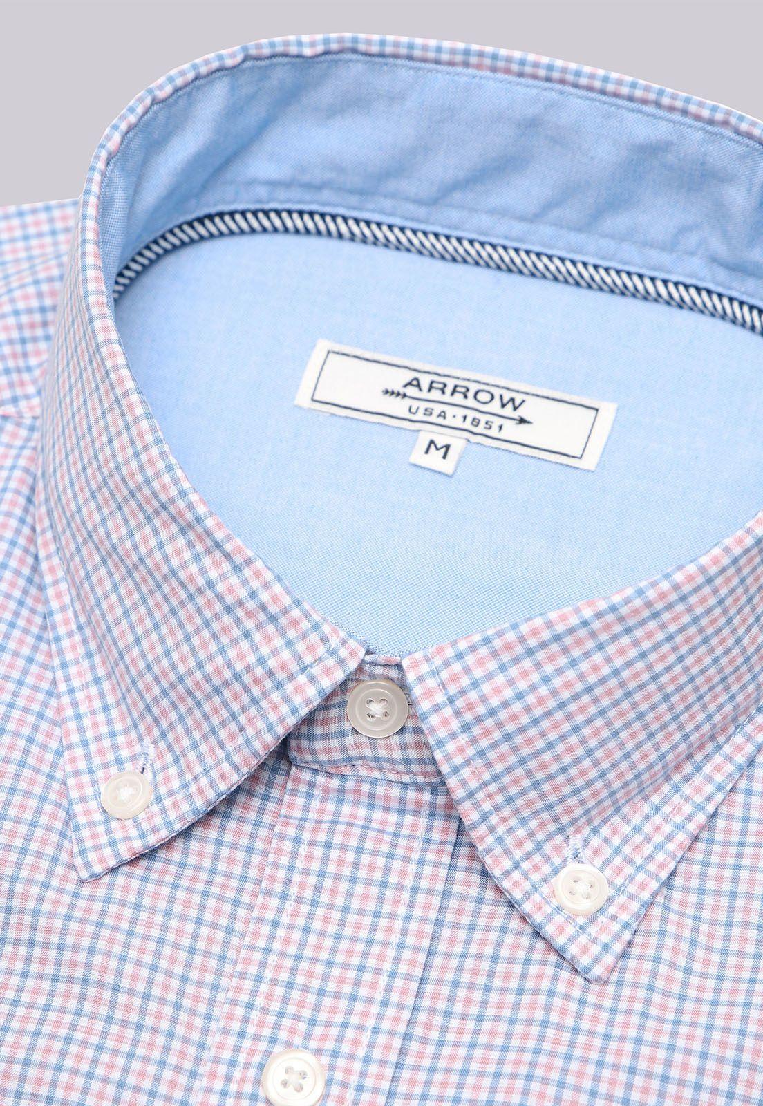 Camisa Diseño Cuadros Arrow CM32009RD-4