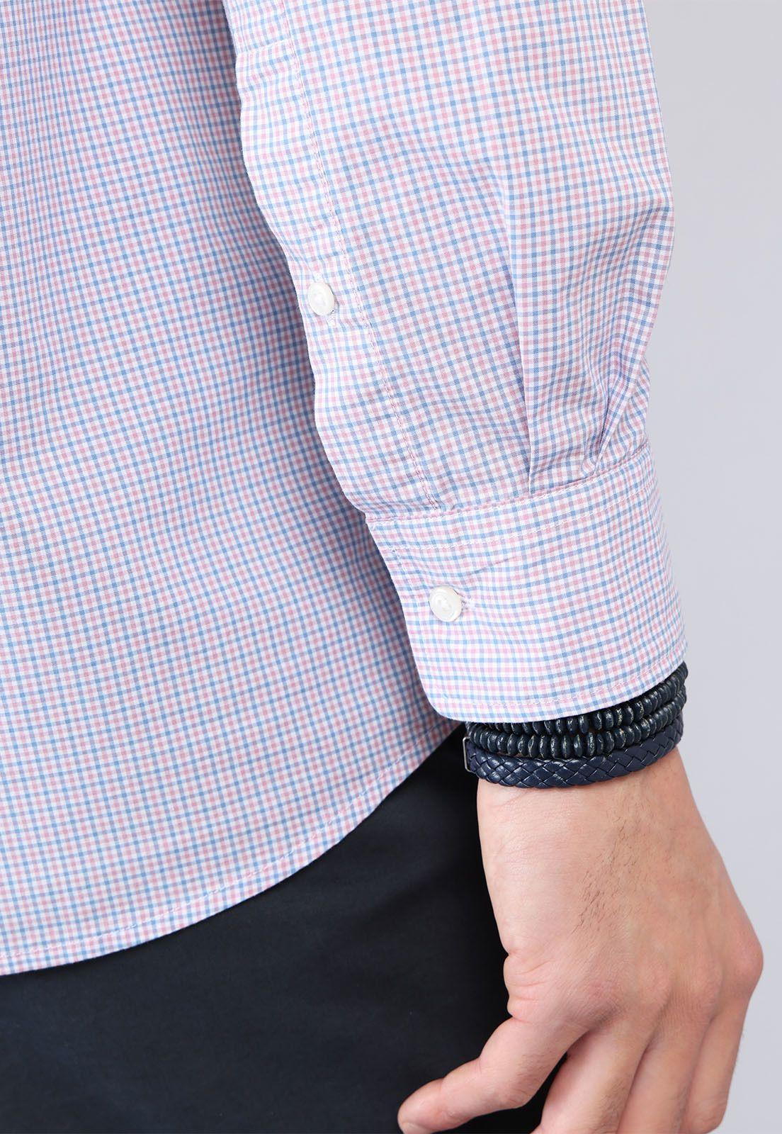 Camisa Diseño Cuadros Arrow CM32009RD-5