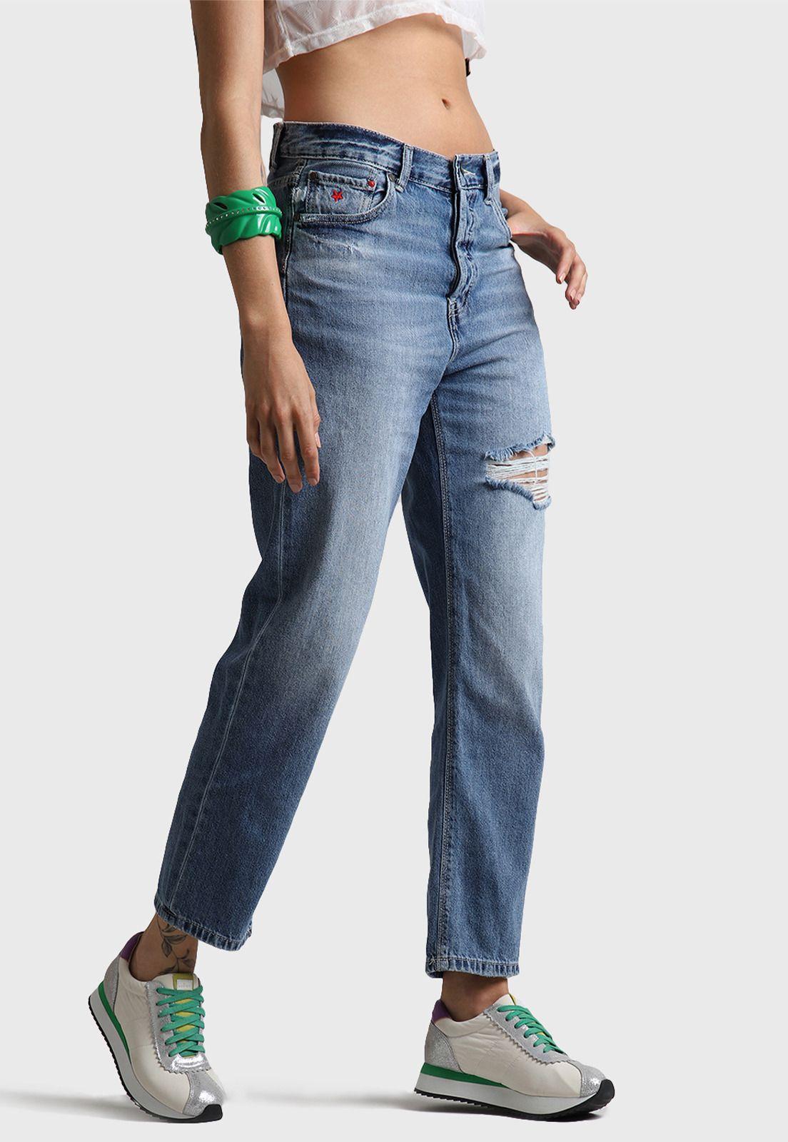 Jeans Boyfriend Mujer Soviet SJEM629DE-0