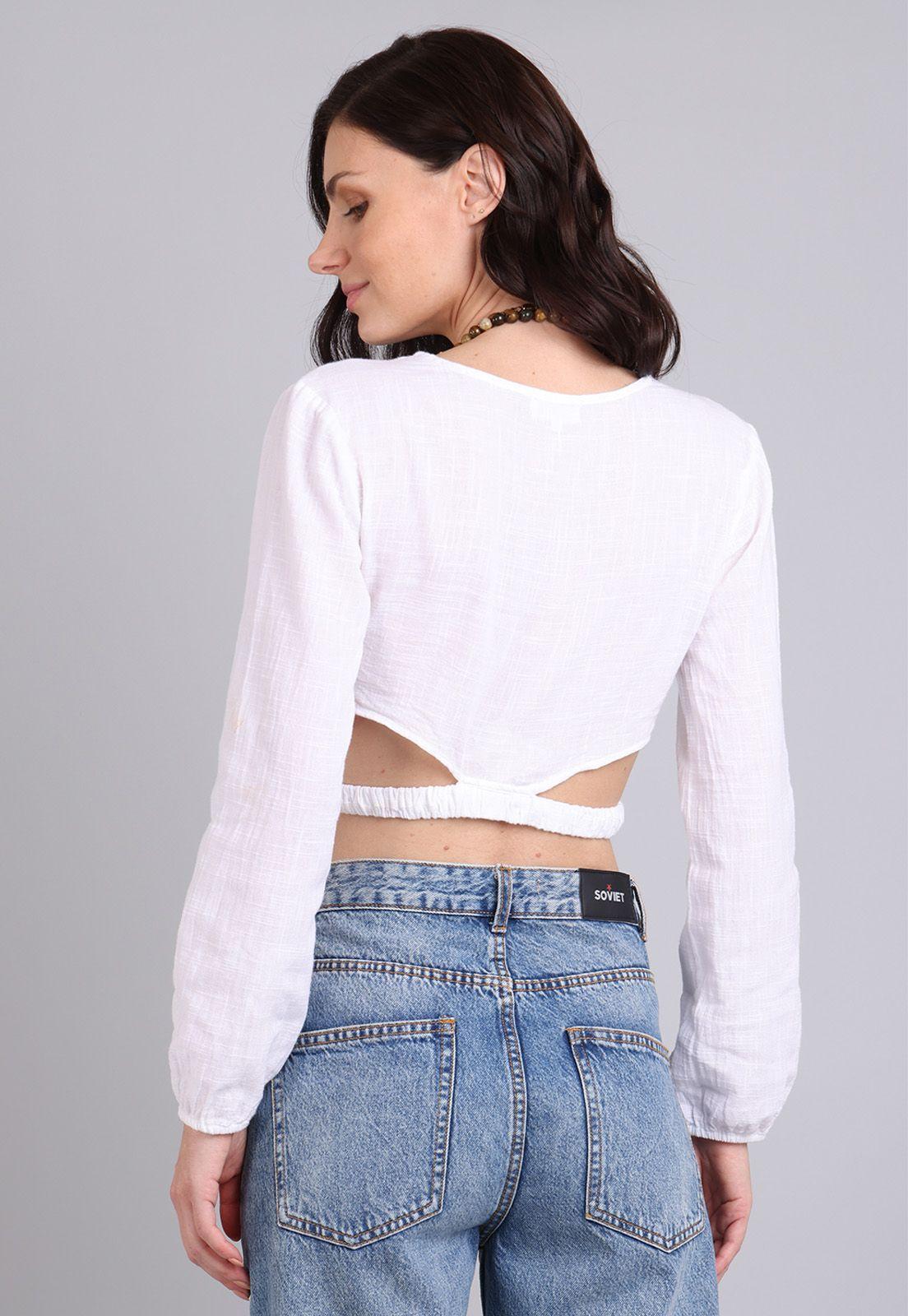 Blusa Look Lino ML Mujer Soviet-1