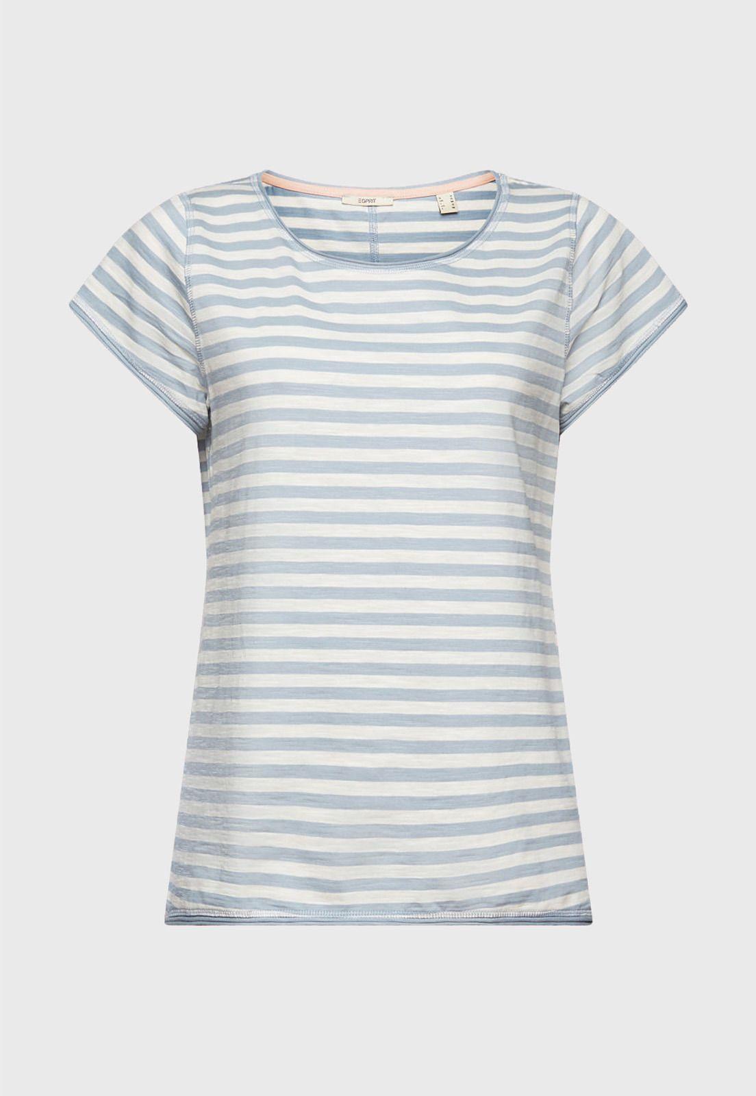Polera De Algodón A Rayas Mujer Esprit 043EE1K349-3