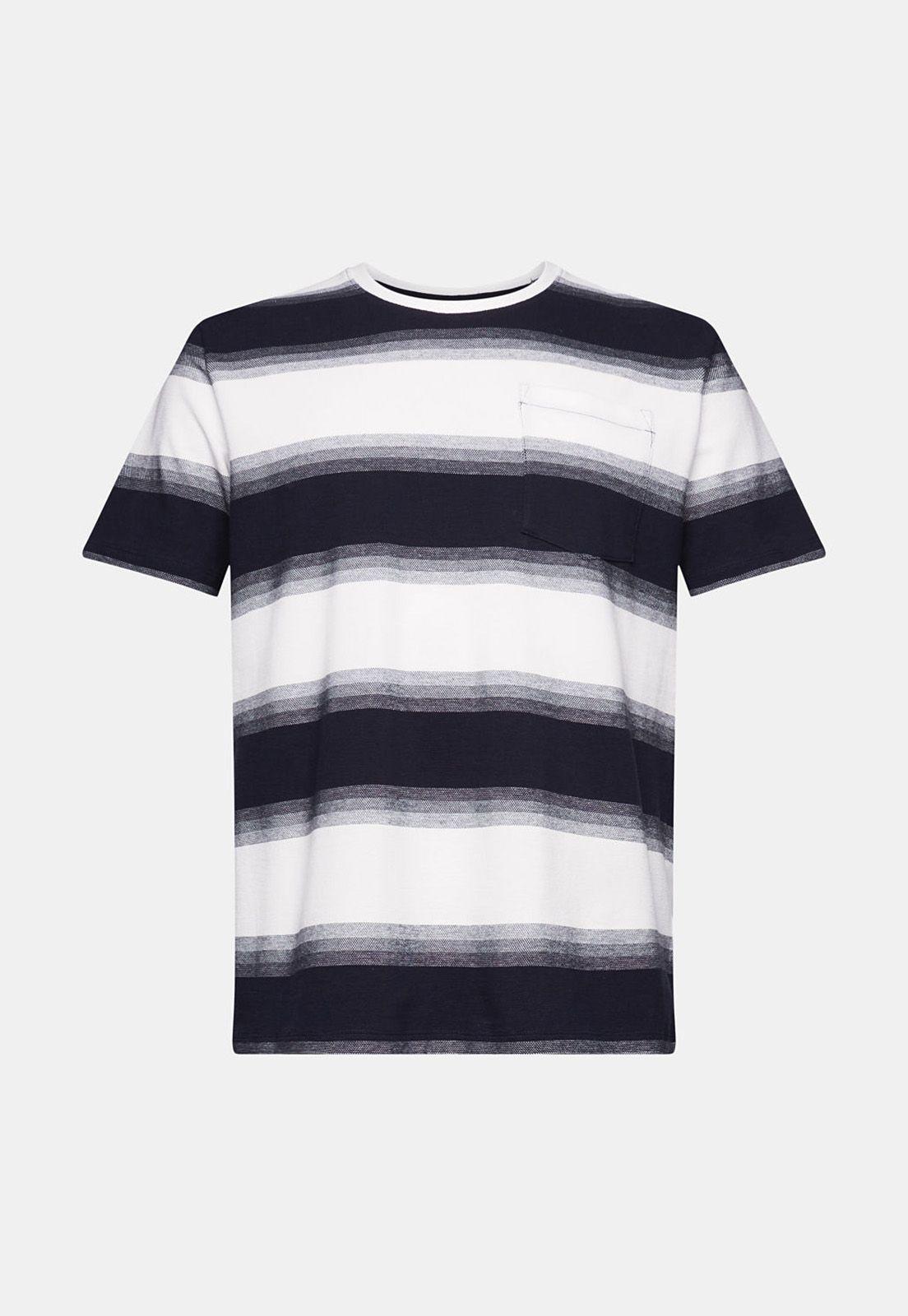 Polera A Rayas Manga Corta Hombre Esprit 023EE2K312-3