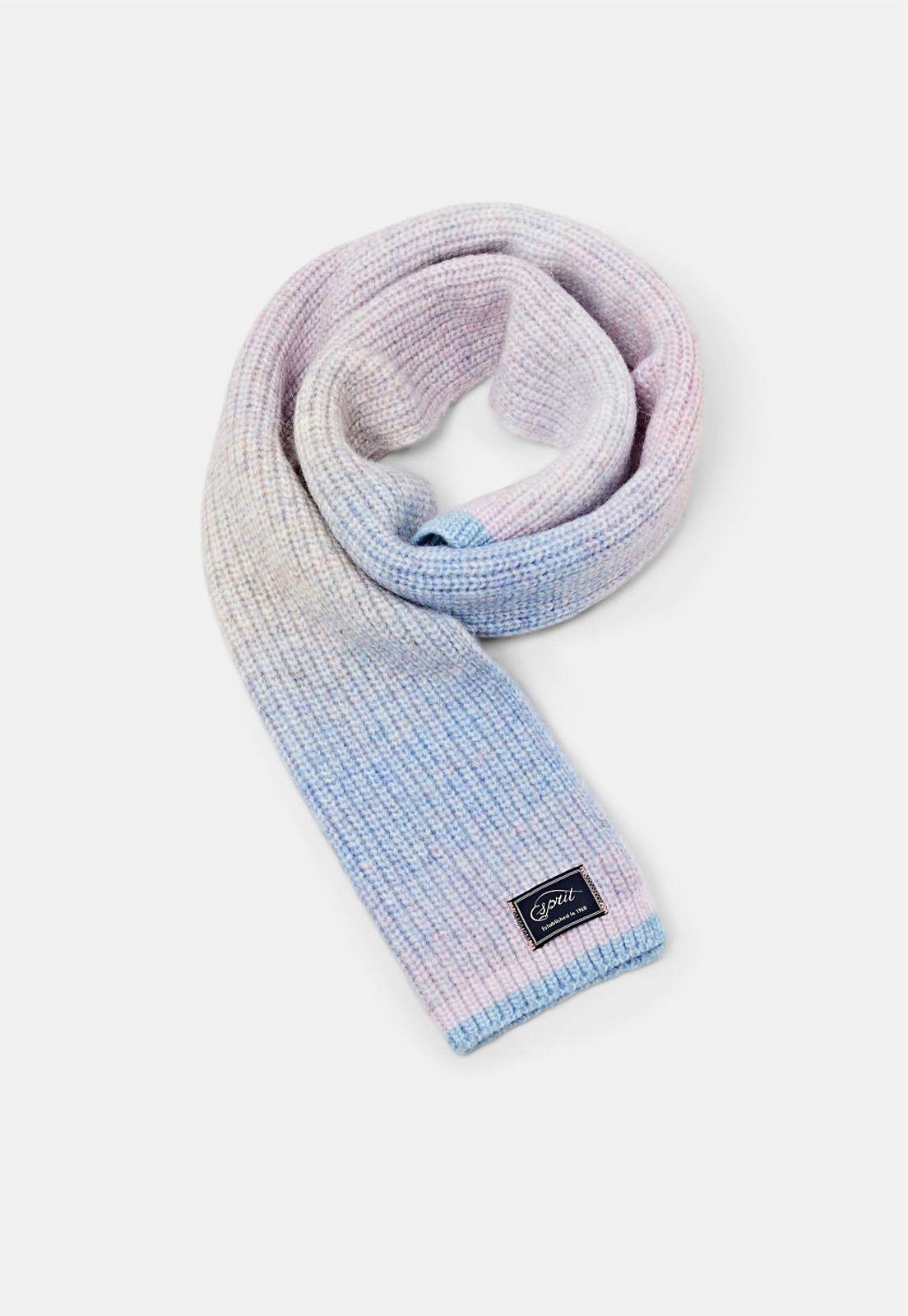 Bufanda de punto con diseño de rayas Mujer Esprit-0