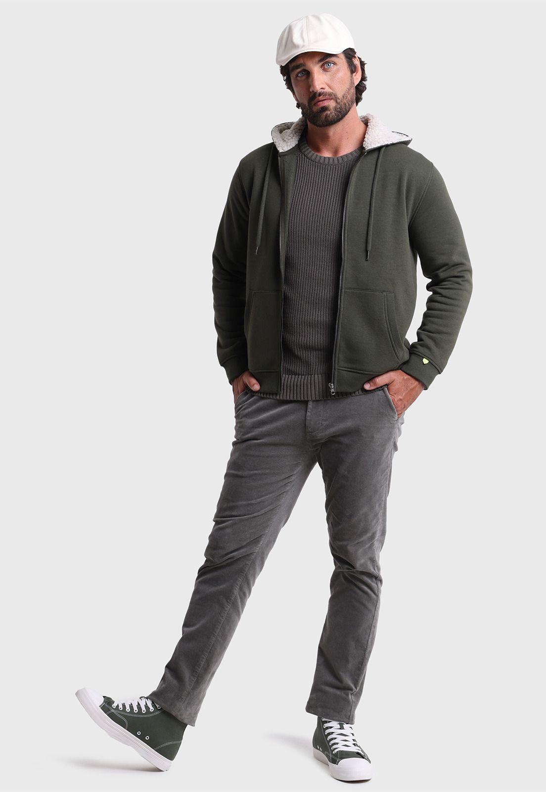 Polerón Full Zipper Con Capucha Arrow PL2562FVO-6