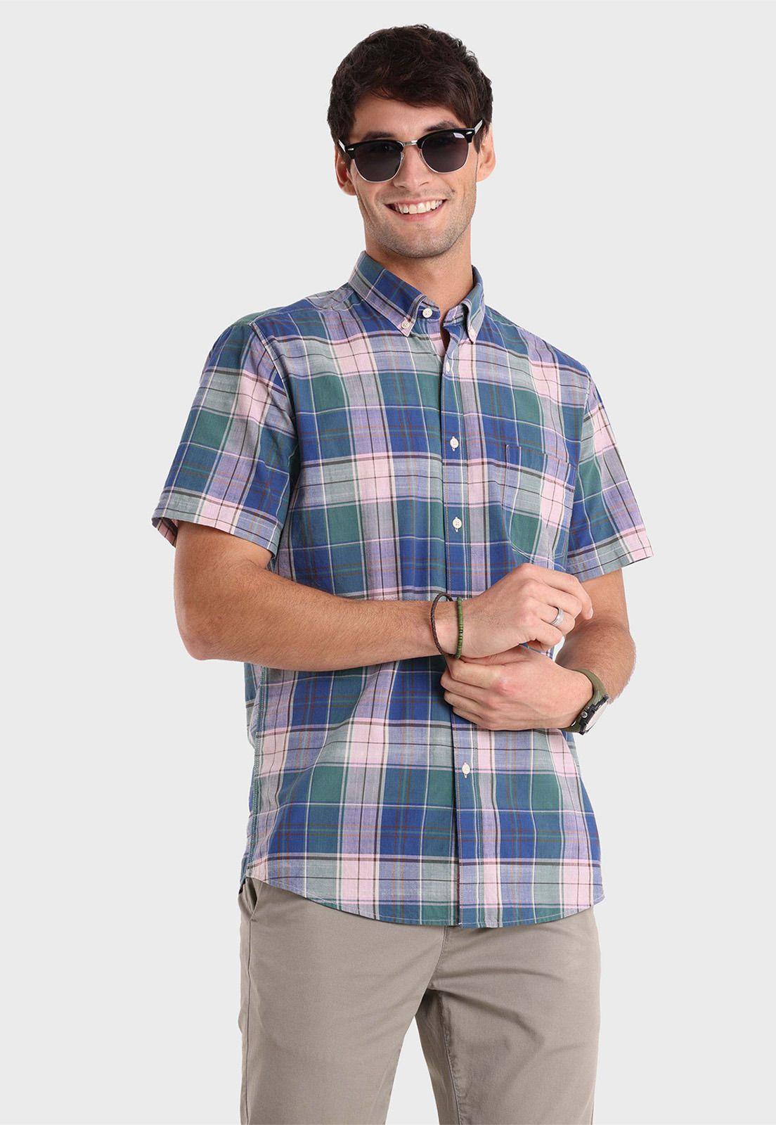 Camisa Escocesa Manga Corta Arrow-0