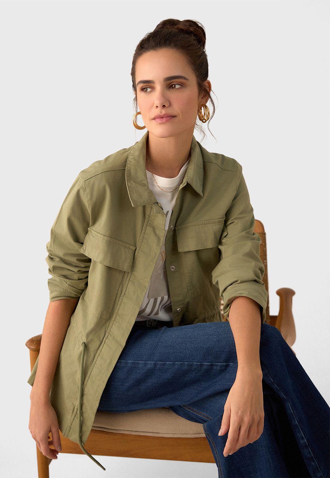 Chaqueta estilo Militar Mujer Esprit 621G005-2
