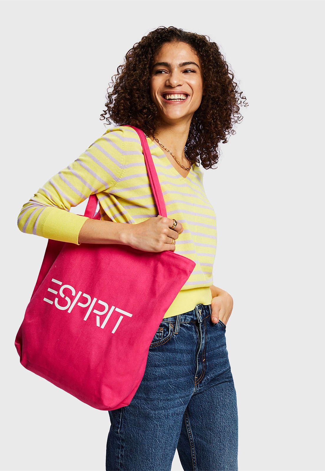 Sweater A Rayas De Algodón Mujer Esprit 994EE1I305-0