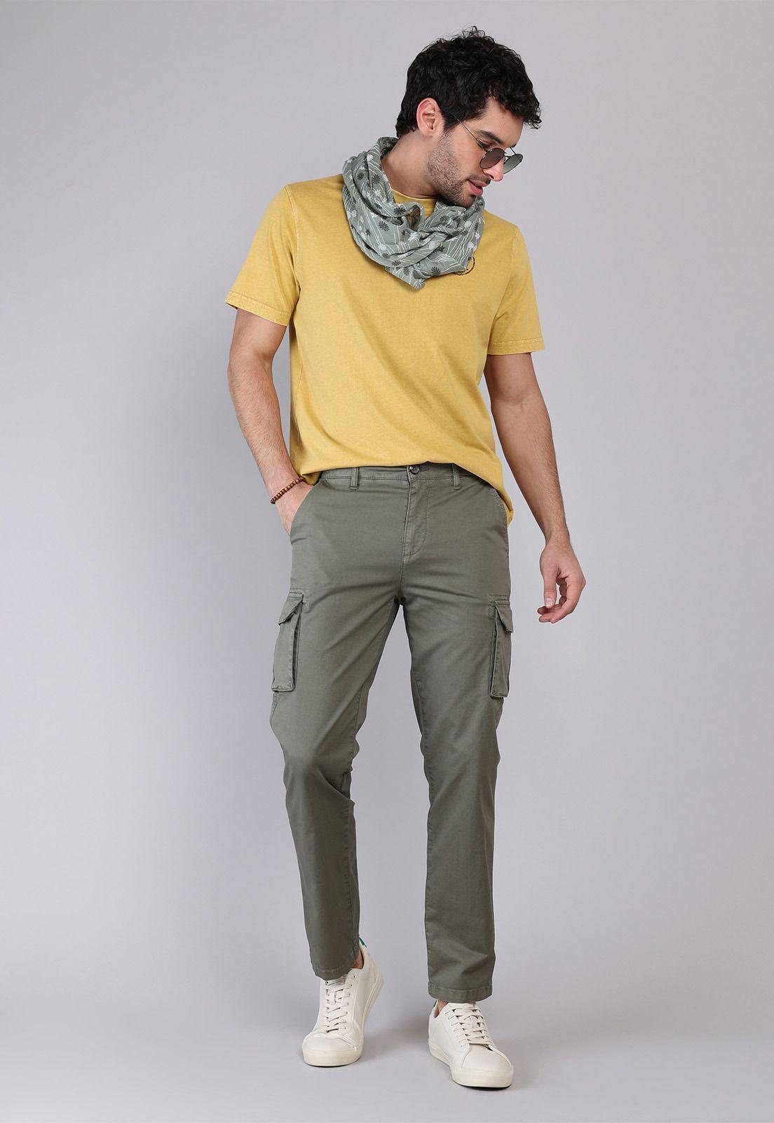 Pantalon Cargo Spandex Stone Wash Soviet SCVB002OL-3