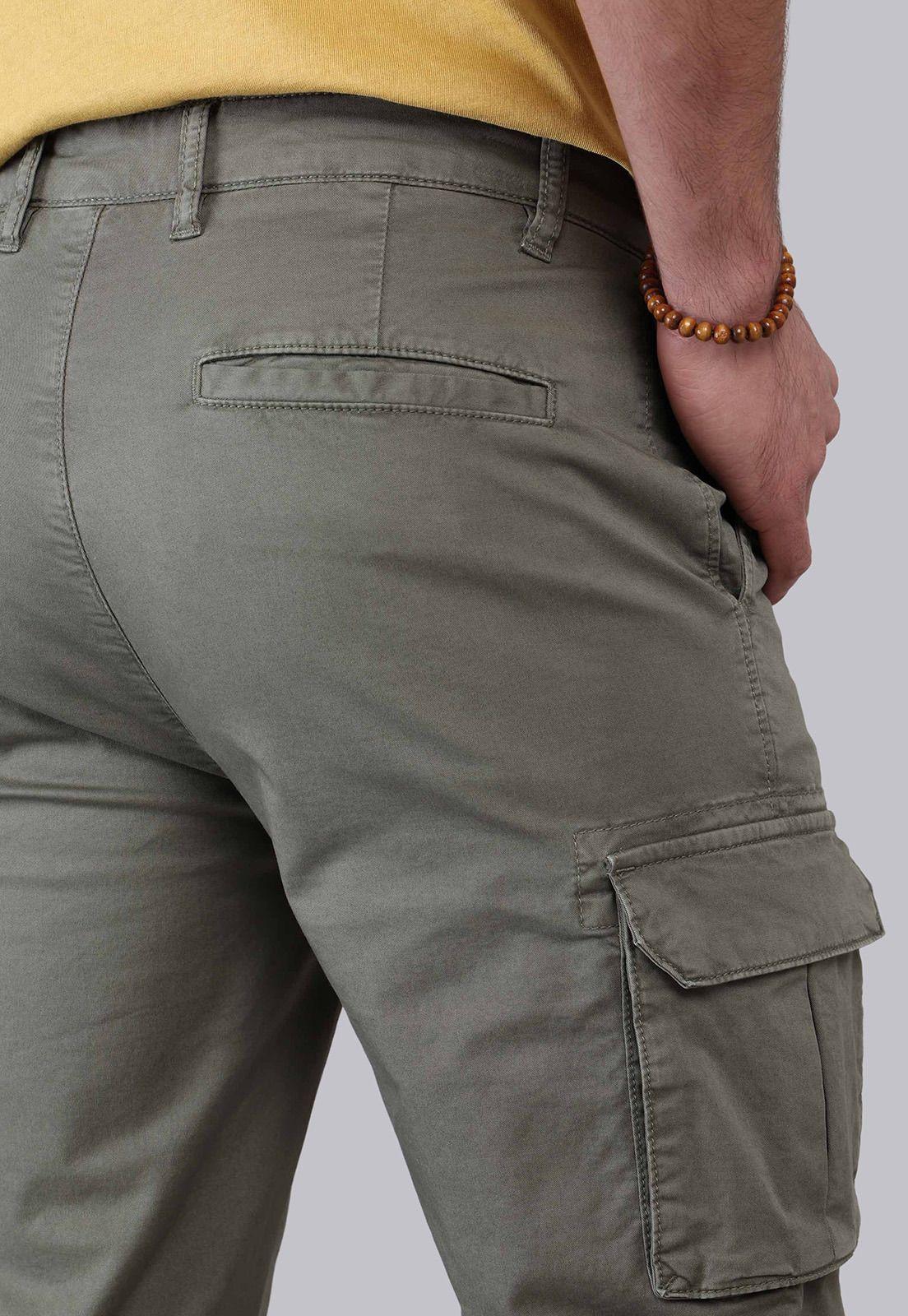 Pantalon Cargo Spandex Stone Wash Soviet SCVB002OL-4