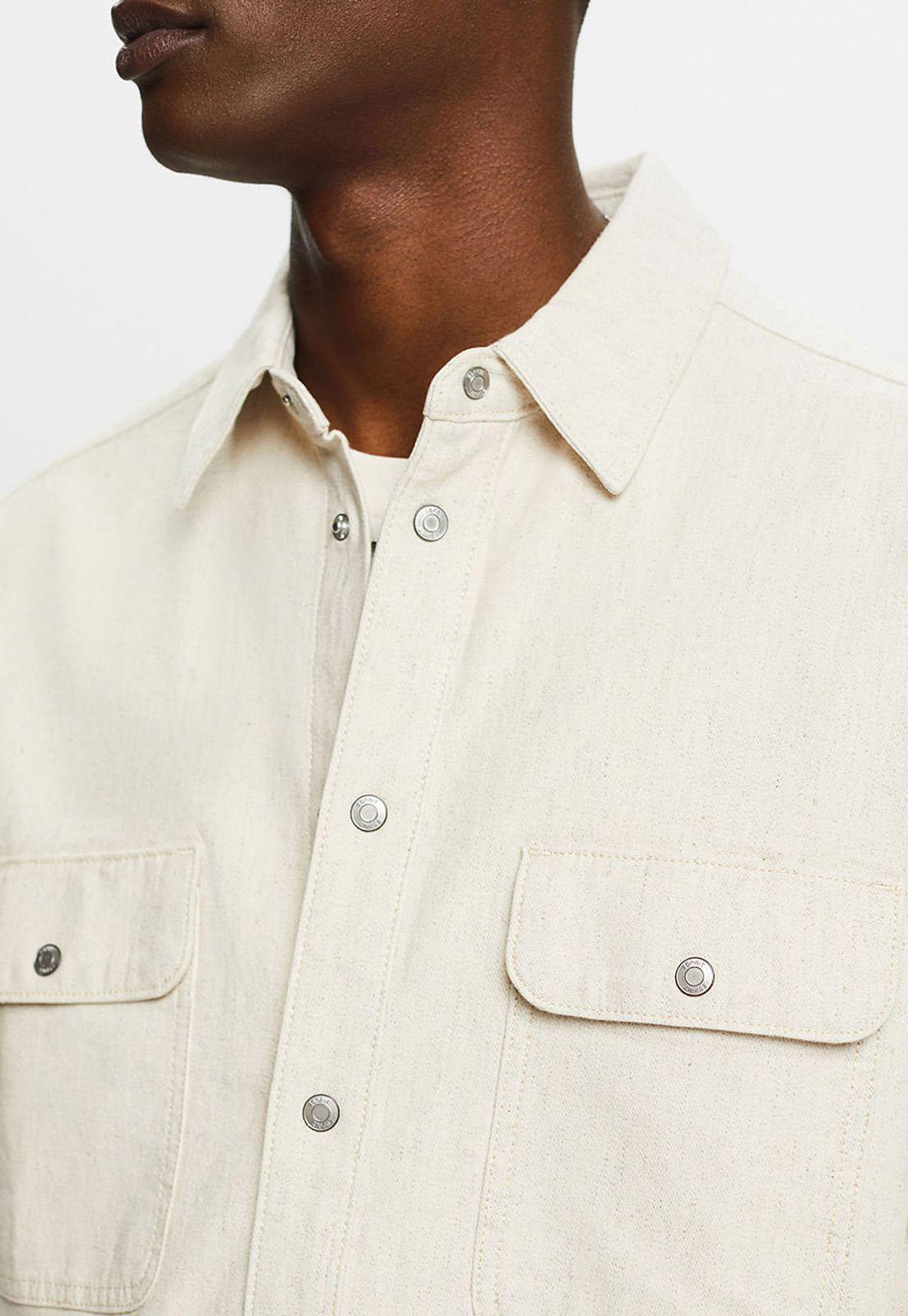 Sobrecamisa Práctica De Manga Larga Hombre Esprit 034EE2F310-2