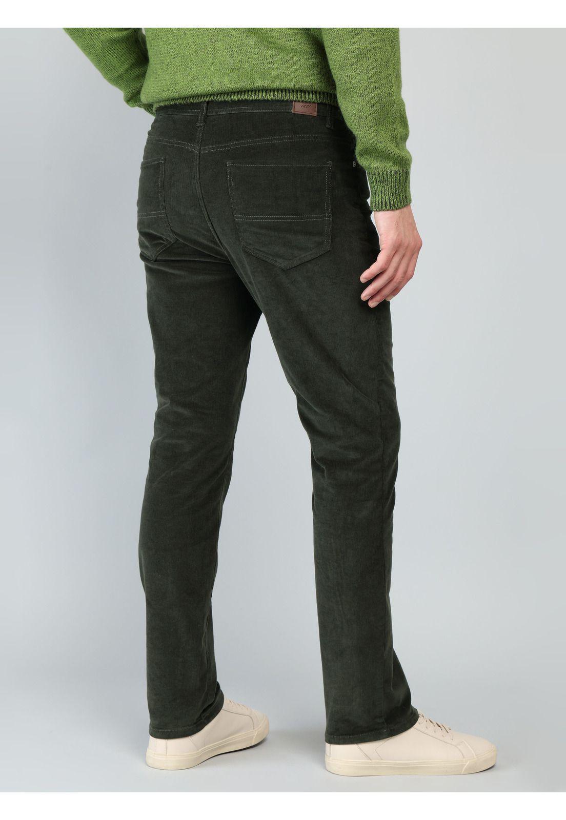 Pantalón Cotelé Spandex Regular Fit Verde Arrow PA33070VE-1