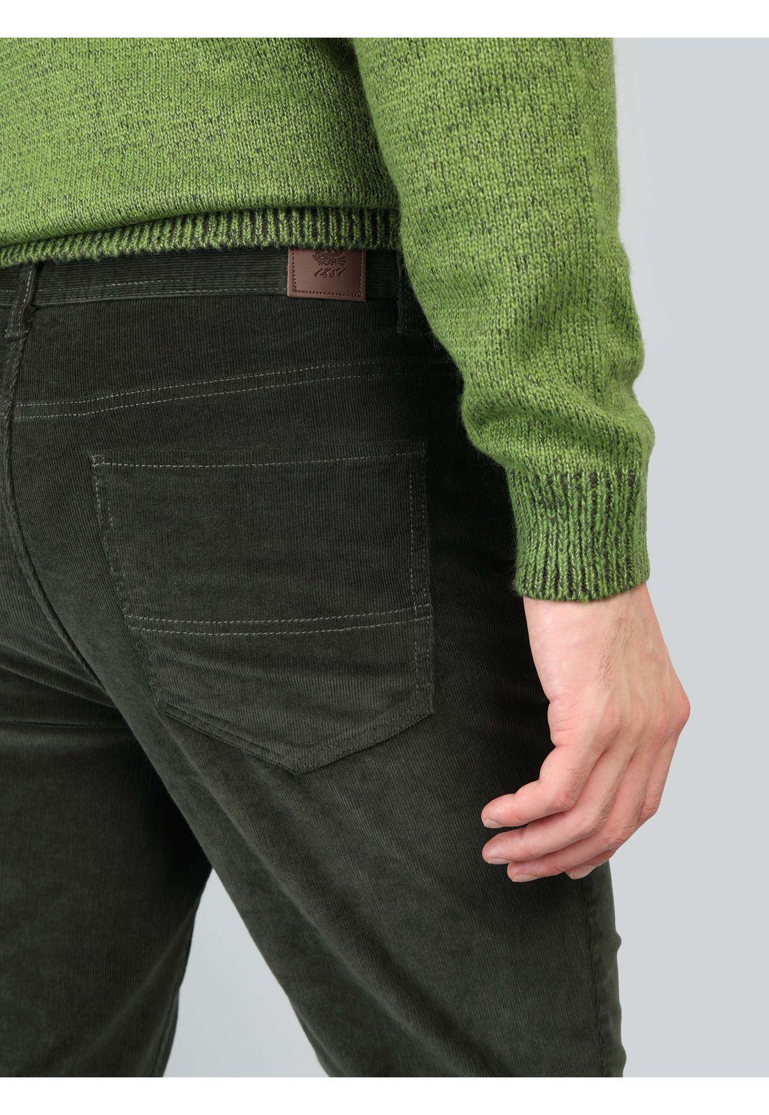 Pantalón Cotelé Spandex Regular Fit Verde Arrow PA33070VE-4