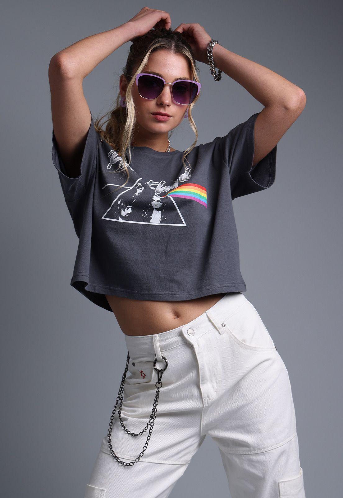 Polera Rock Pink Floyd Mujer Soviet SPOM575CB-2