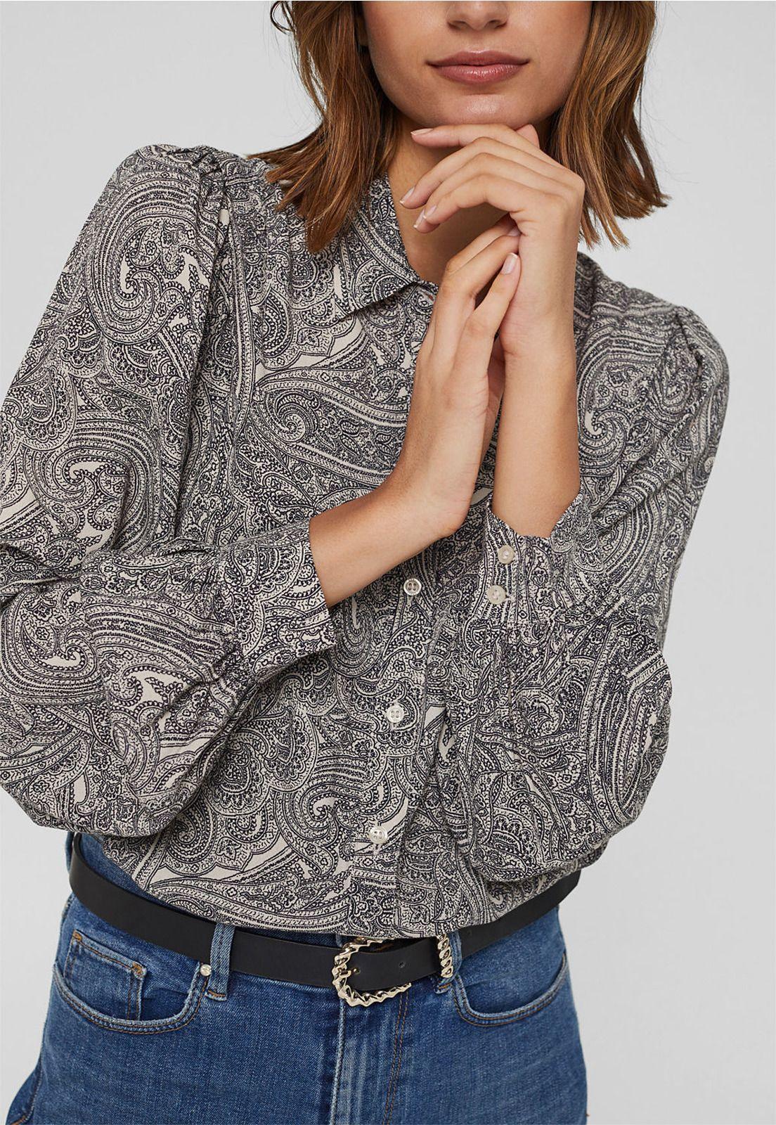 Blusa Manga Larga Estampada Esprit-2