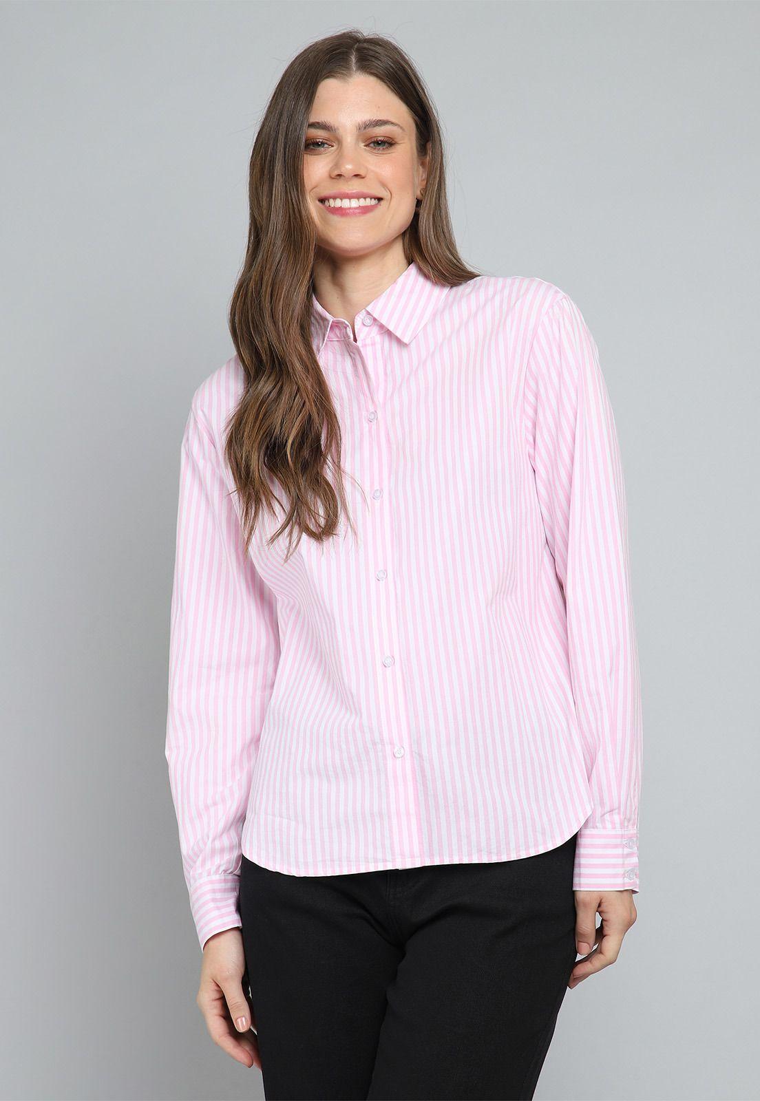 Blusa Camisera Rayada Mujer Esprit 119F008-0