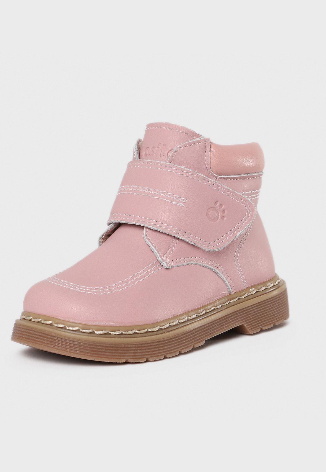 Botín Clásico Media Caña Niña Osito BOII2A005RD-1