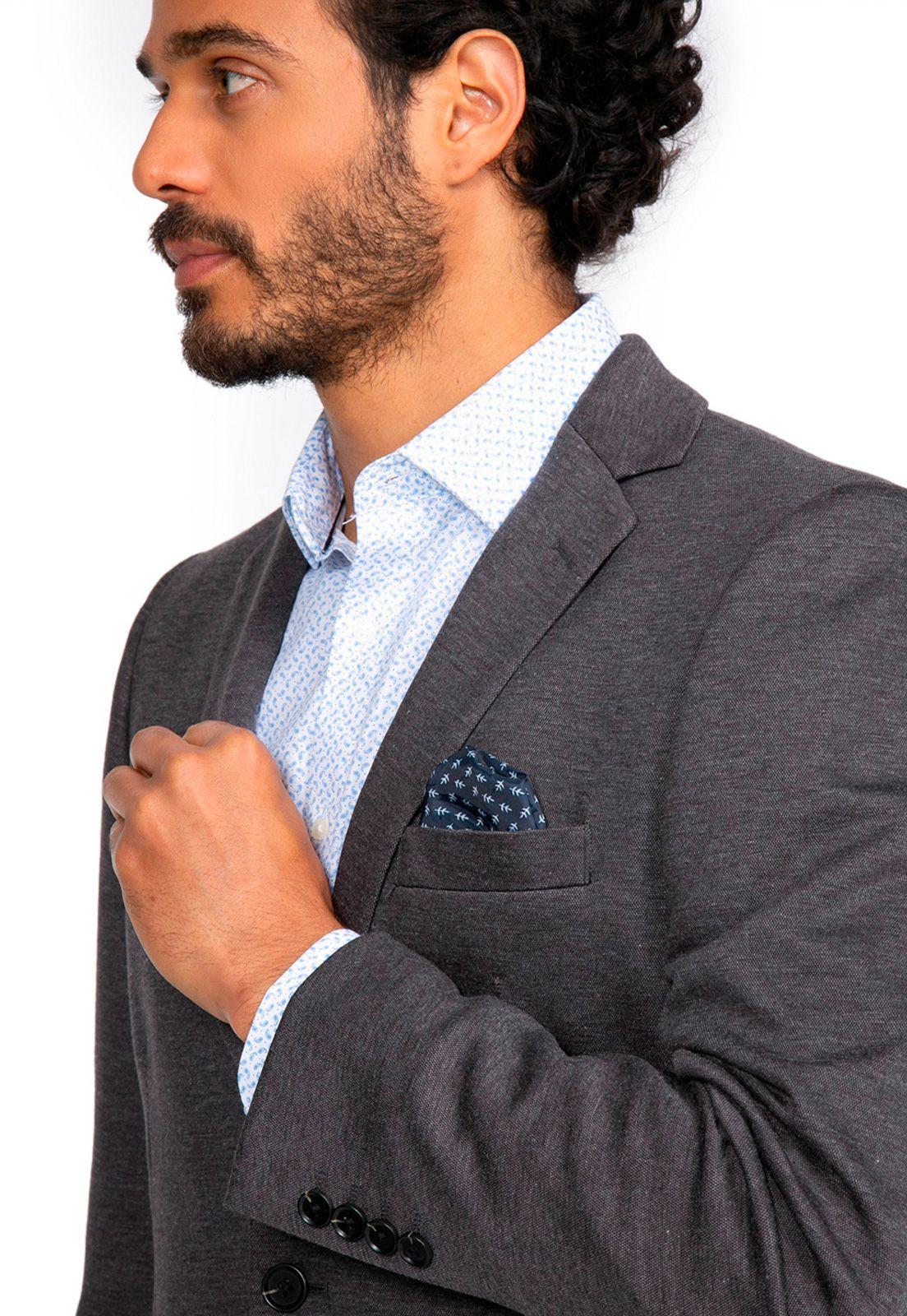 Blazer Casual Gris Guy Laroche-0