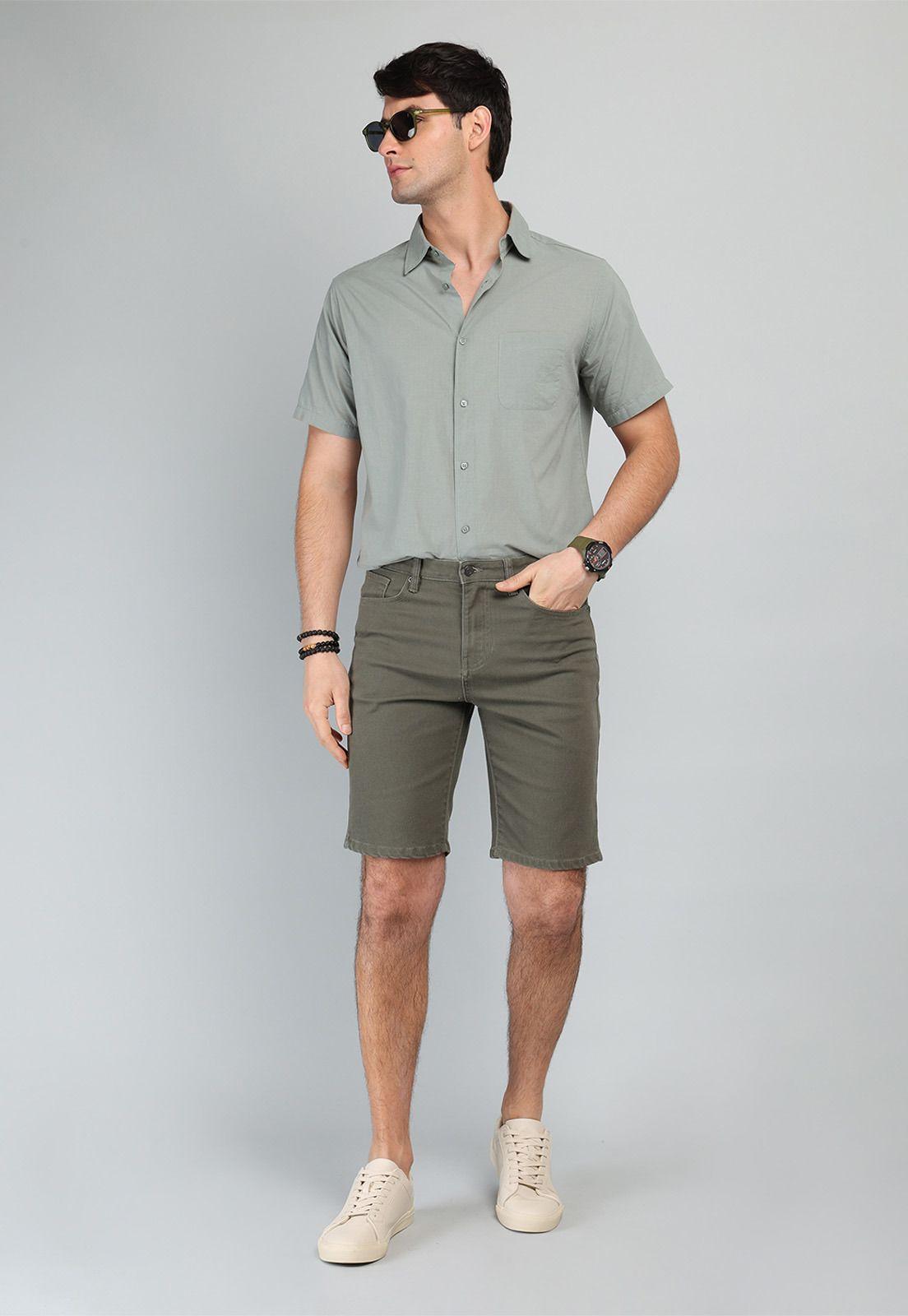 Bermuda Five Pocket Spandex Soviet SCVC011OL-3