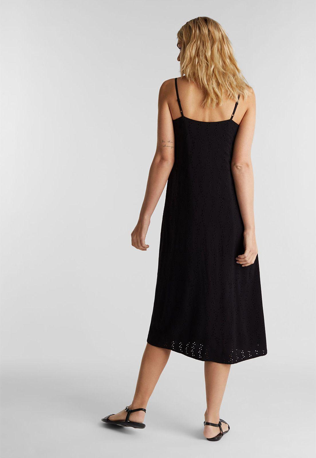Vestido midi bordado calado-1