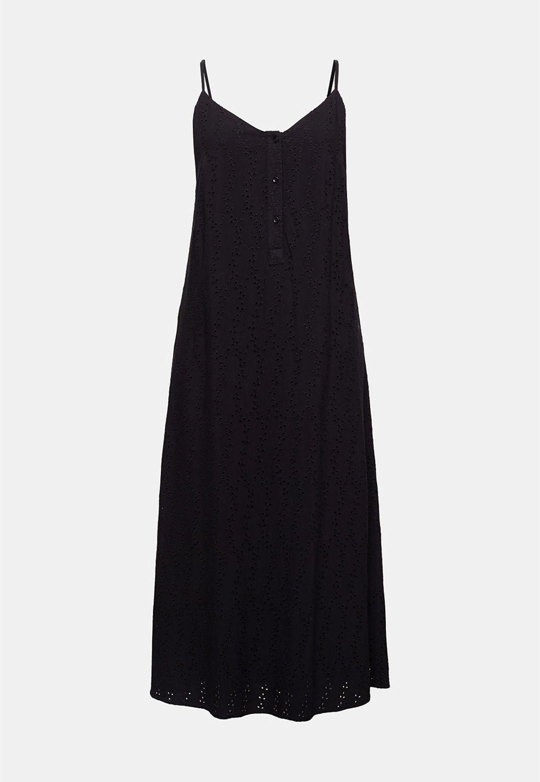 Vestido midi bordado calado-3