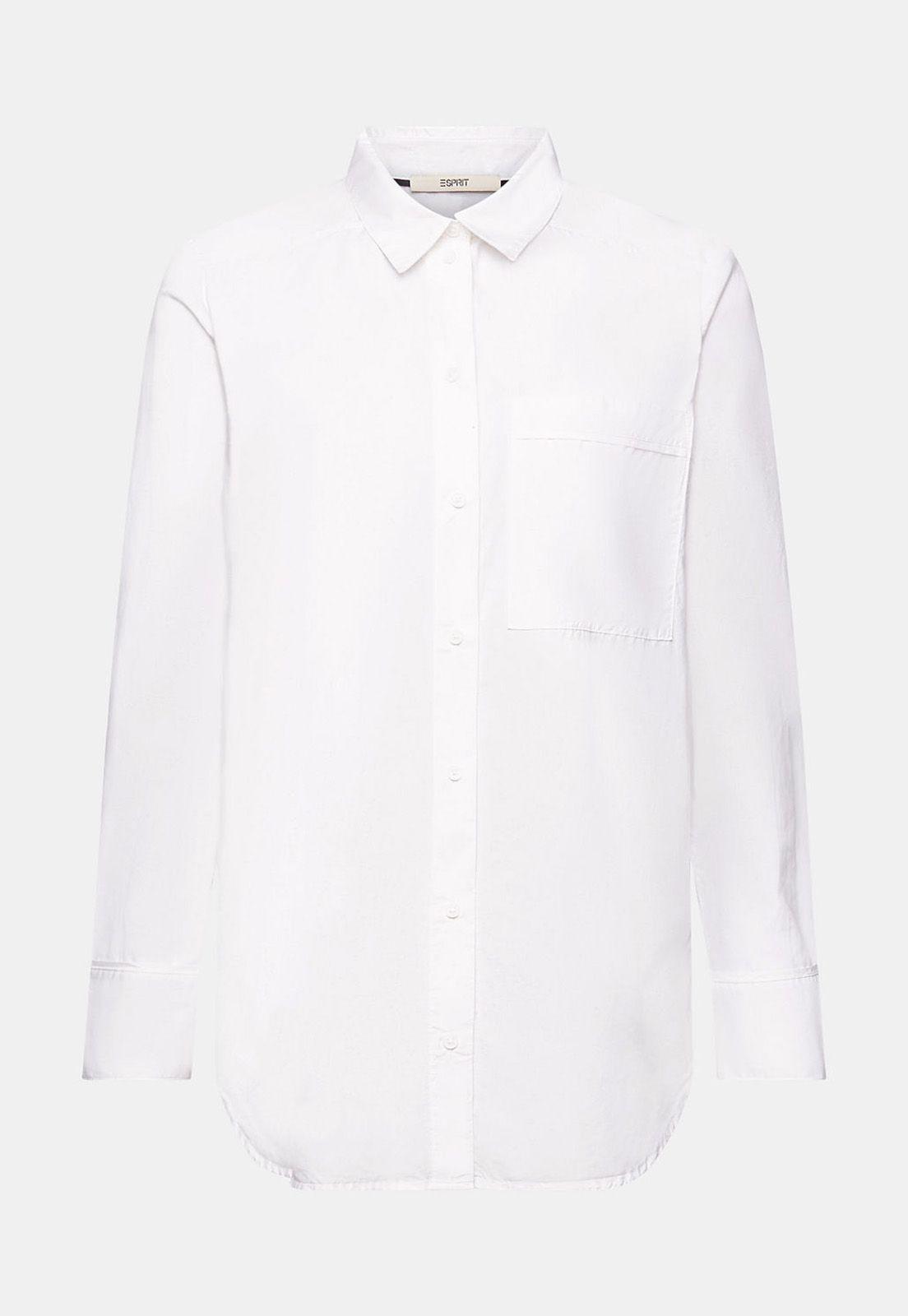 Camisa de Algodón Clásica Mujer Esprit-3
