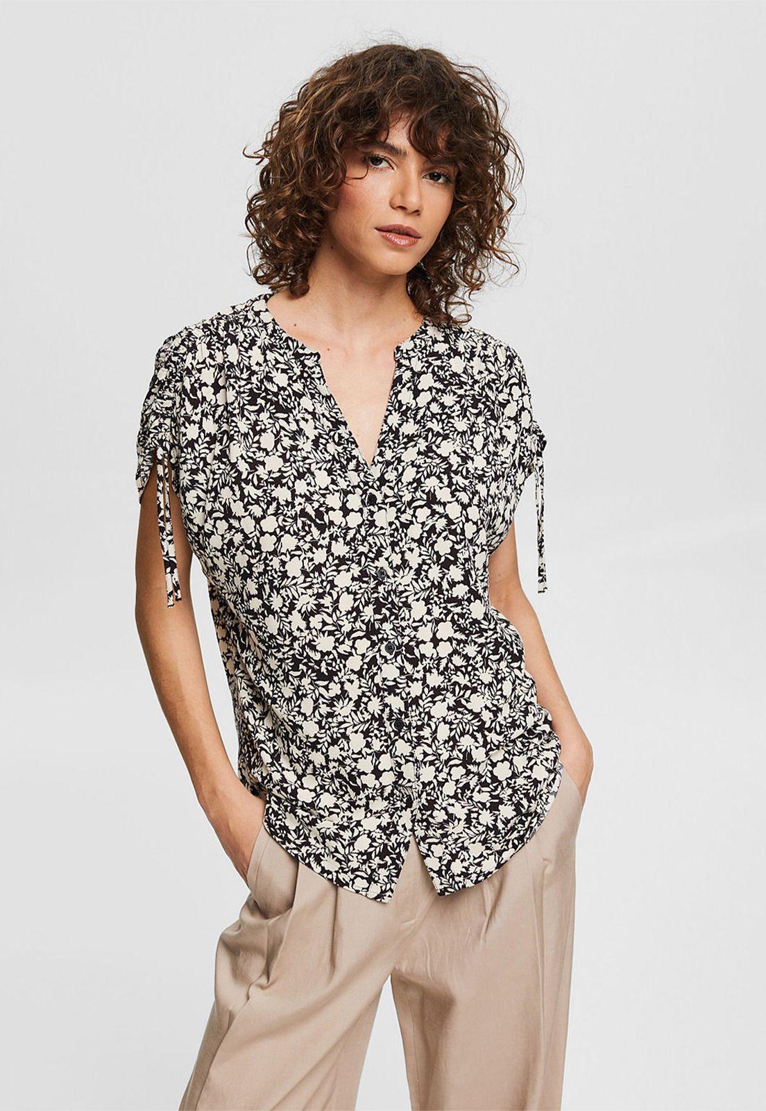 Blusa Con Estampado Floral Esprit-0