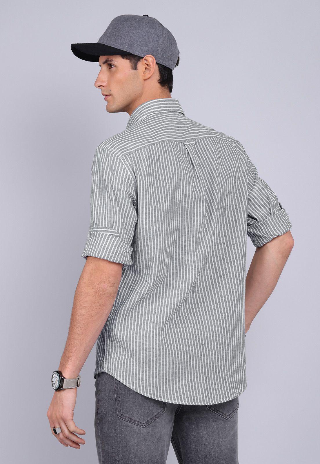 Camisa Lino Manga Larga Arrow CM3059SOL-1