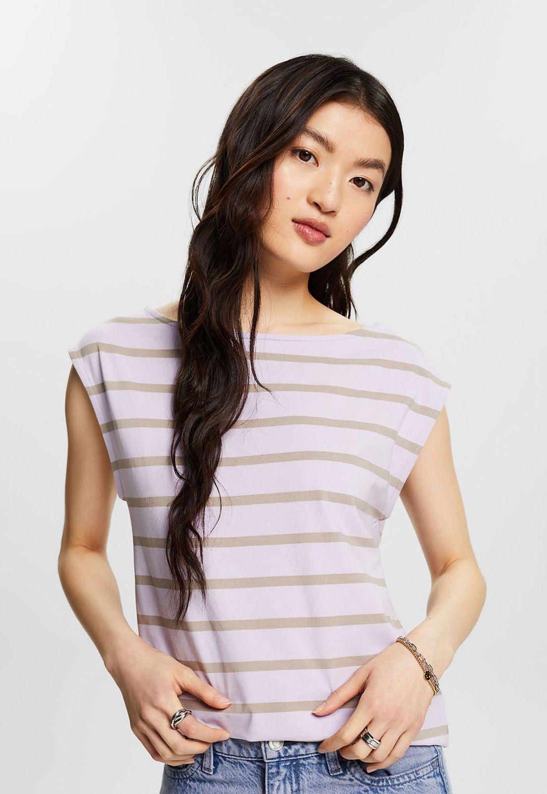 Polera sin Mangas a Rayas Mujer Esprit 024EE1K317-0