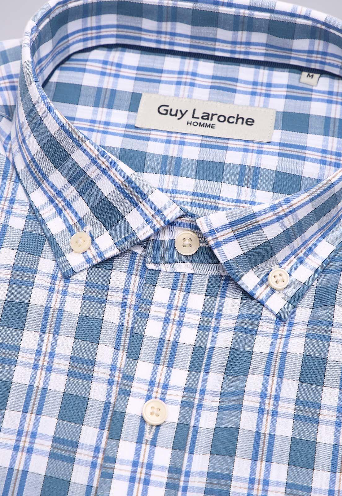 Camisa Cuadros Manga Larga Guy Laroche GLBVF08DE-4